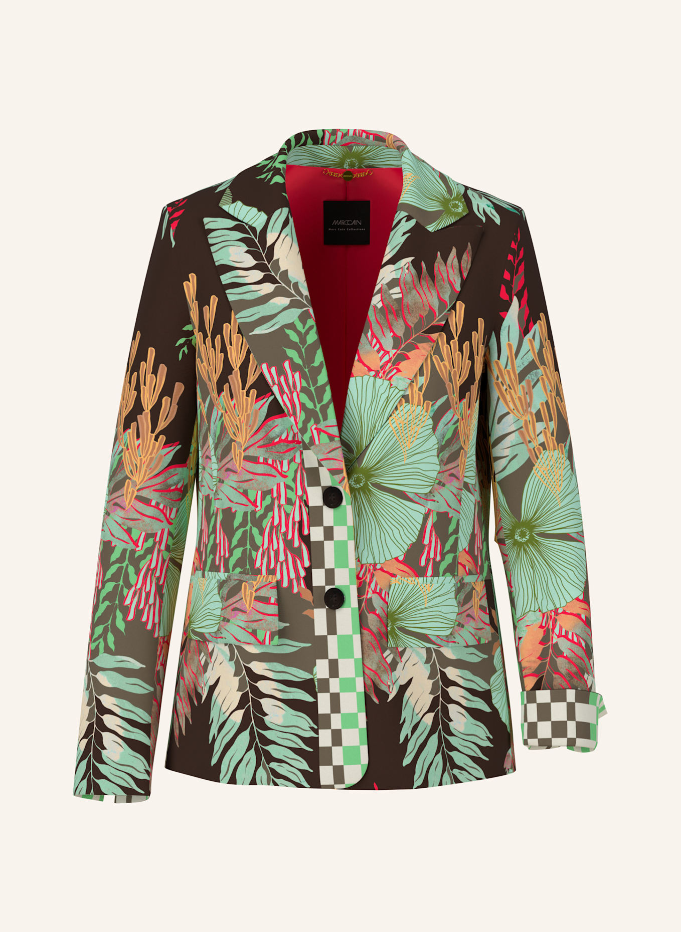 MARC CAIN Blazer: DUNKELBRAUN