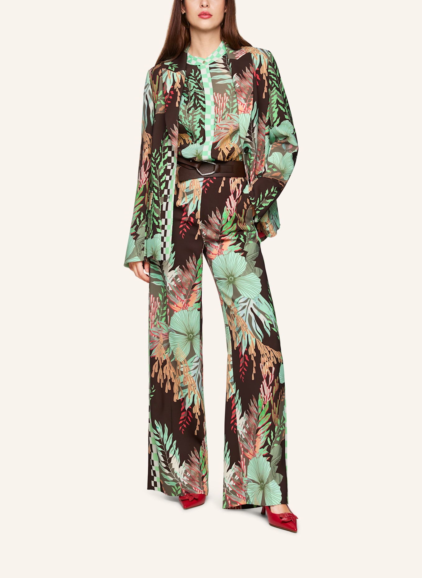 MARC CAIN Blazer: DUNKELBRAUN