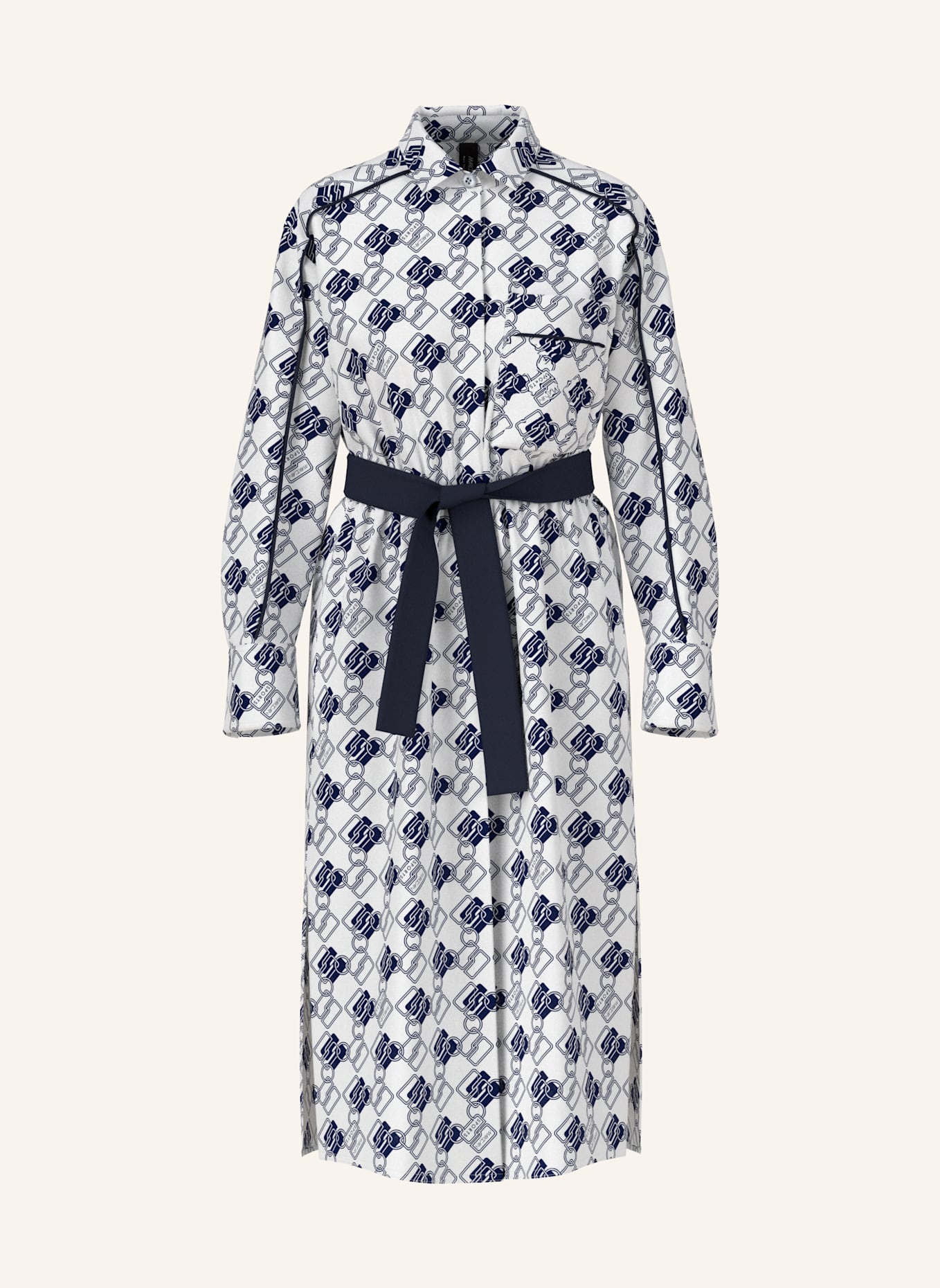 MARC CAIN Kleid: WEISS/ CREME