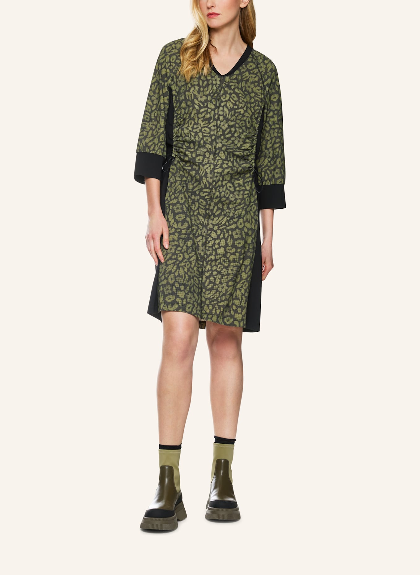 MARC CAIN Kleid: KHAKI