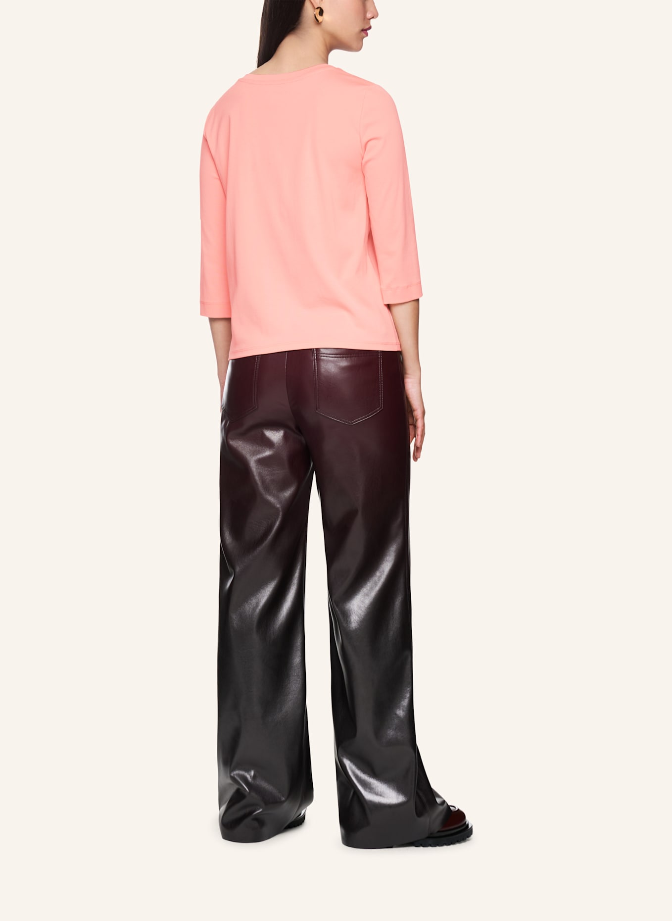 MARC CAIN Shirt mit 3/4-Arm: ROSA