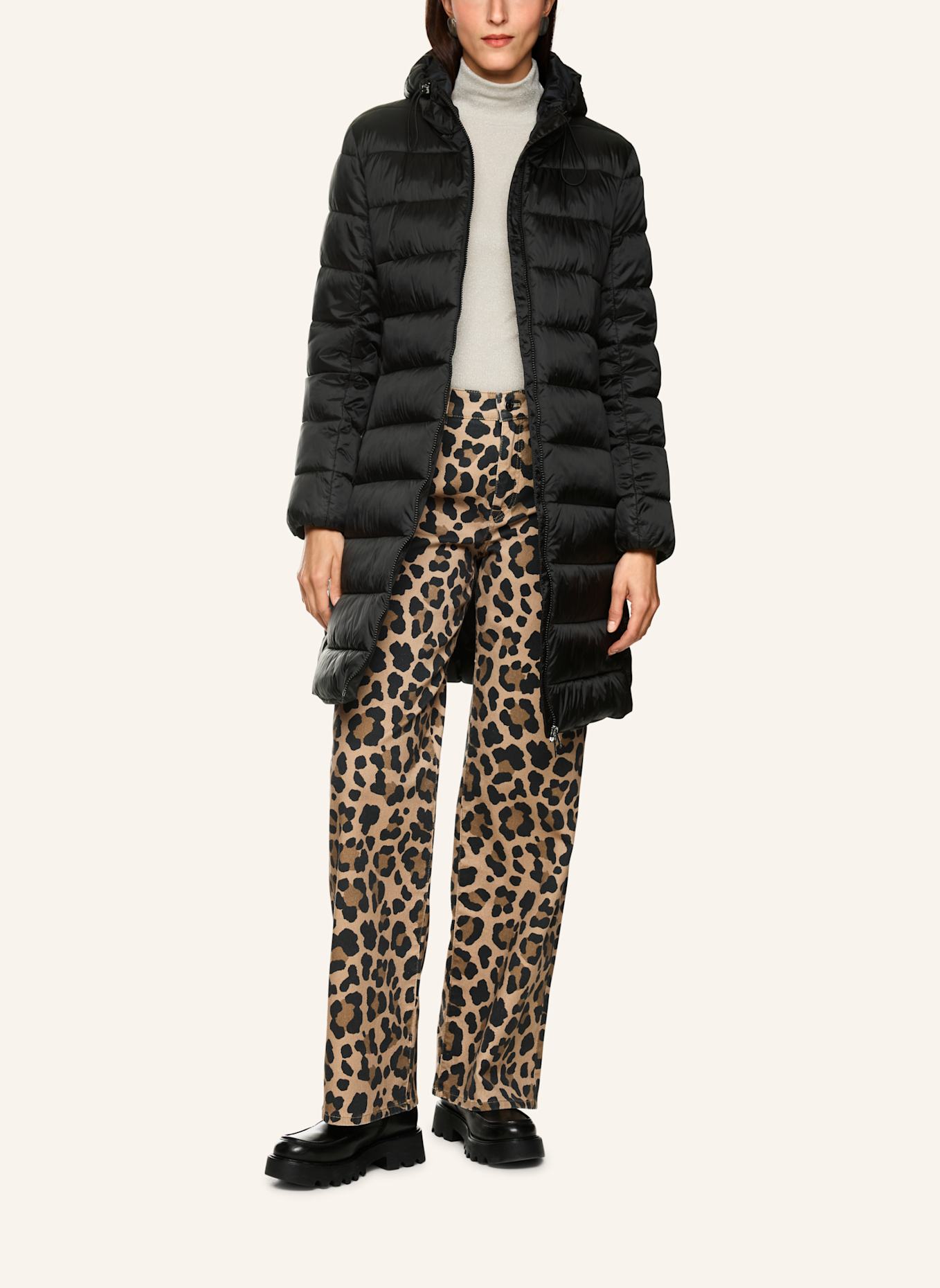 MARC CAIN Steppmantel: SCHWARZ