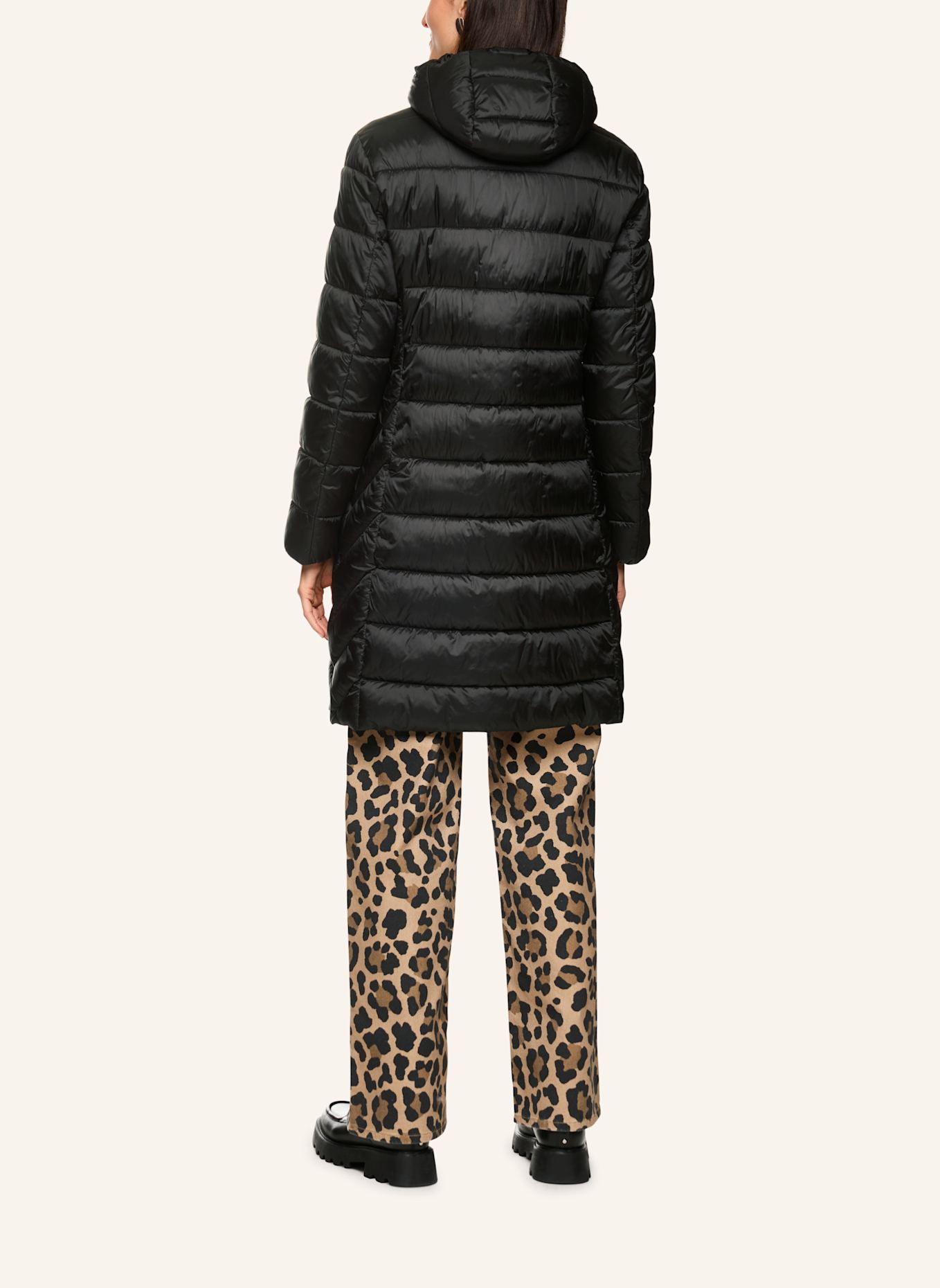 MARC CAIN Steppmantel: SCHWARZ