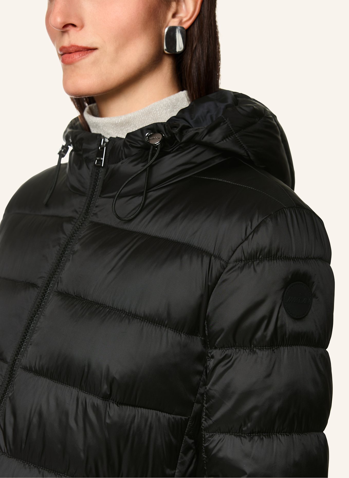 MARC CAIN Steppmantel: SCHWARZ