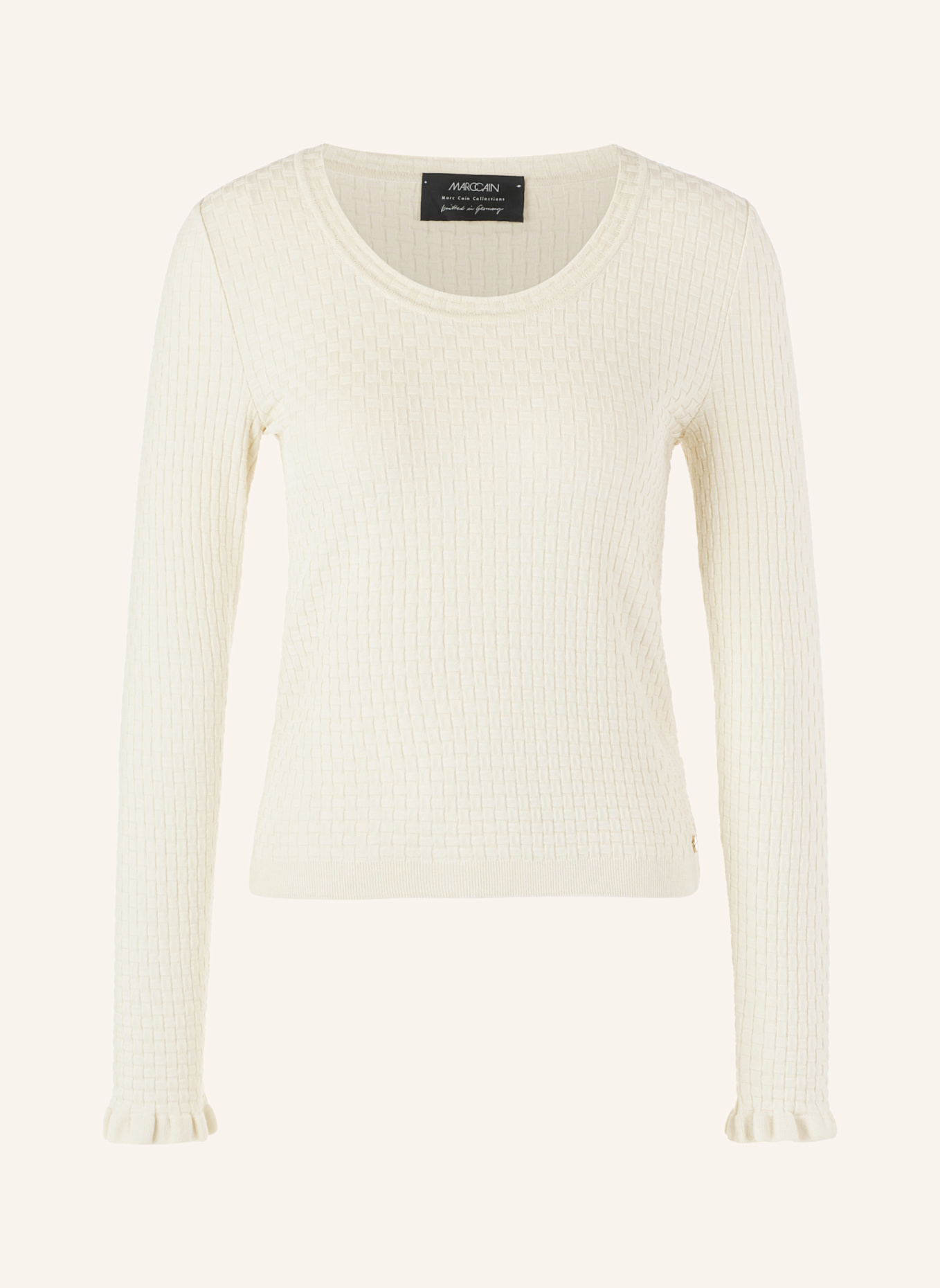 MARC CAIN Pullover: BEIGE