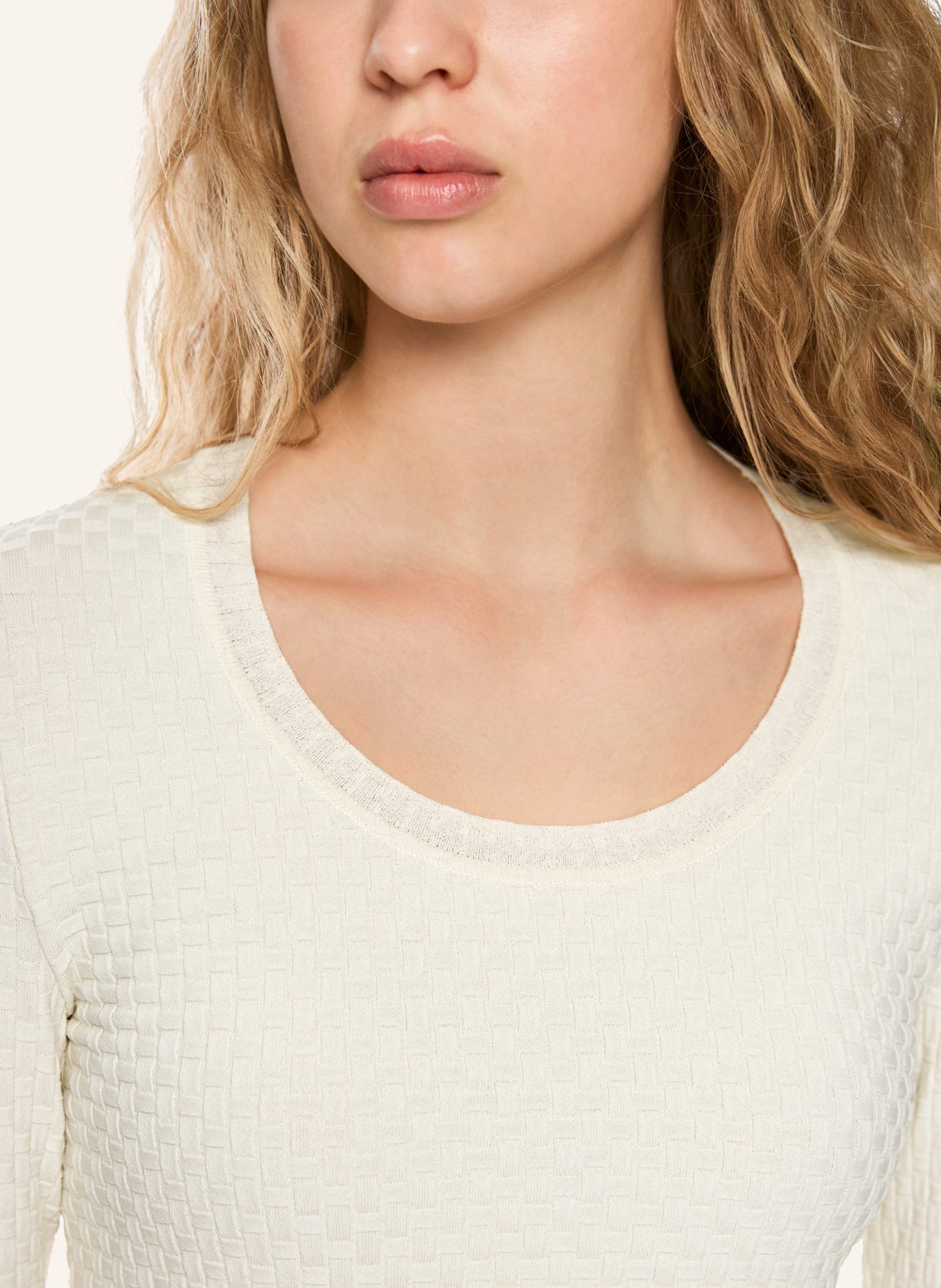 MARC CAIN Pullover: BEIGE