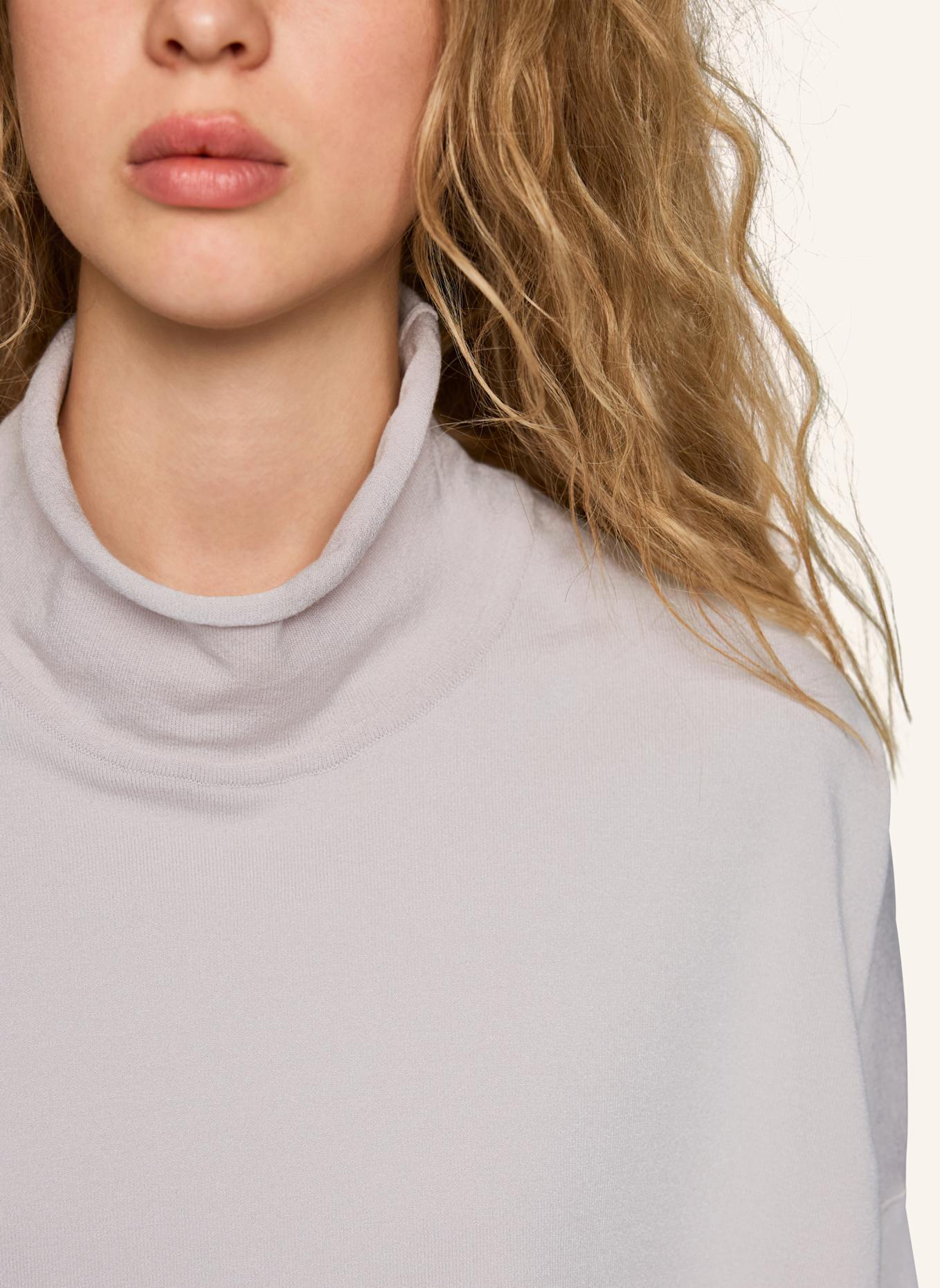 MARC CAIN Pullover mit Glitzergarn: ALTROSA