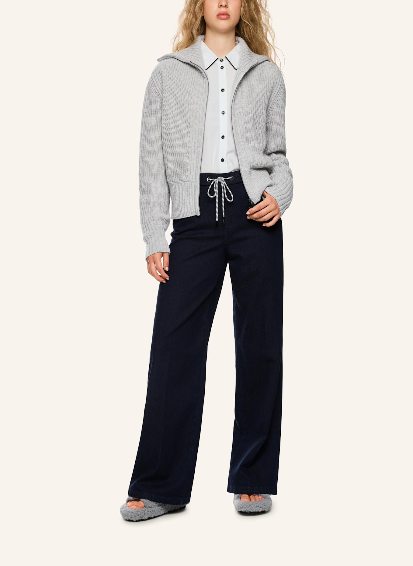 MARC CAIN Cardigan: SILBER/ GRAU