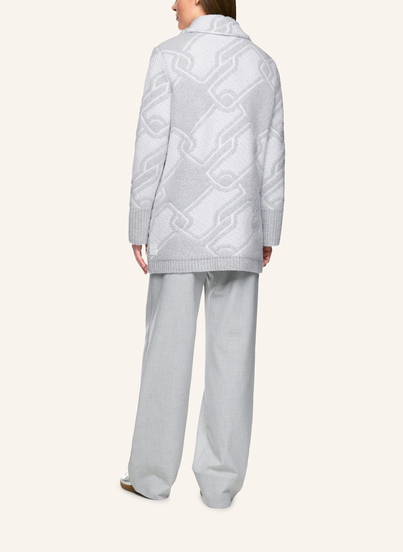 MARC CAIN Mantel: SILBER/ GRAU