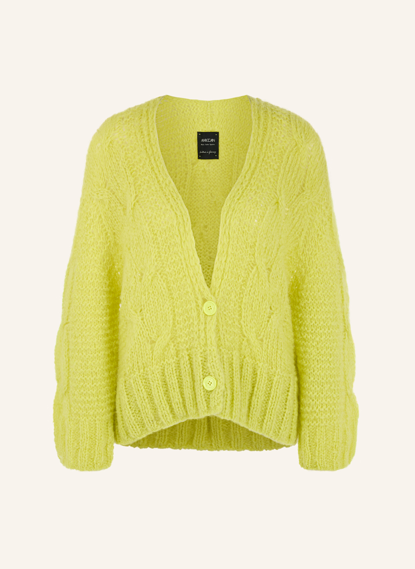 MARC CAIN Cardigan: GELB