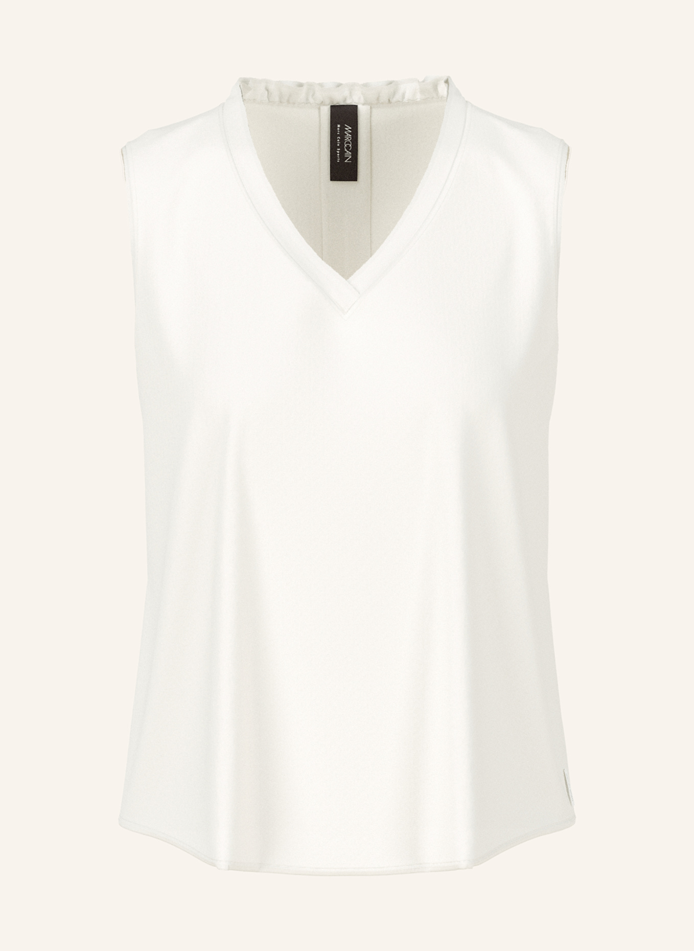 MARC CAIN Top: WEISS/ CREME