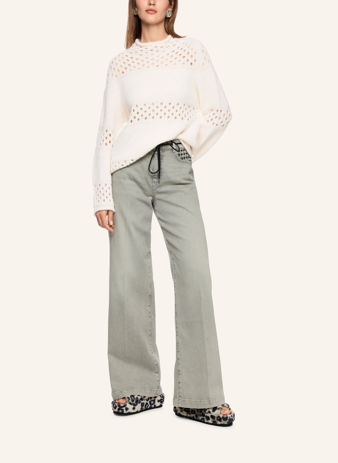 MARC CAIN Pullover: WEISS/ CREME