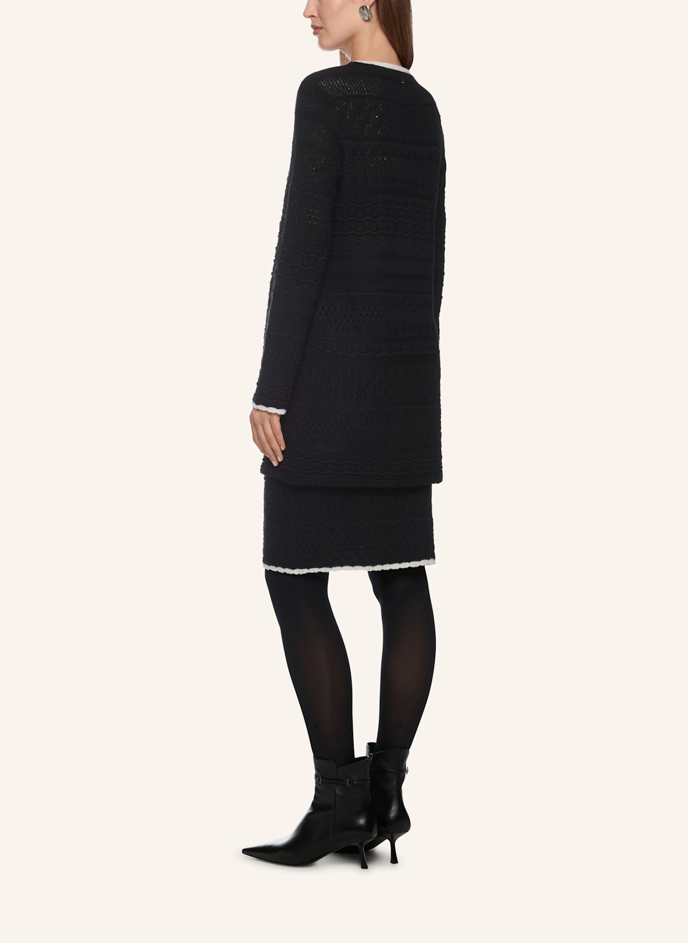 MARC CAIN Cardigan: SCHWARZ