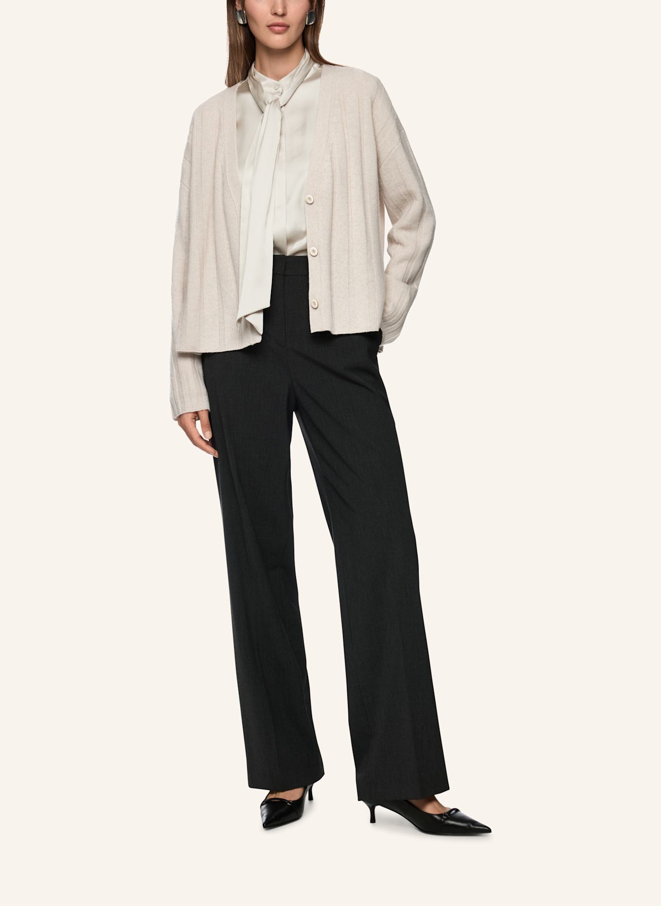 MARC CAIN Cardigan: CREME