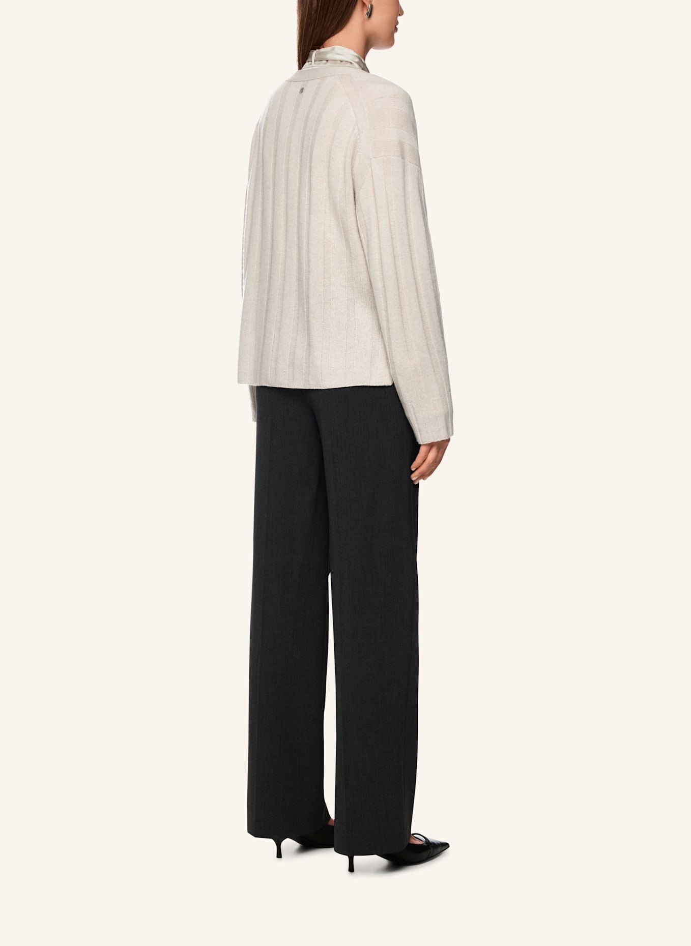 MARC CAIN Cardigan: CREME