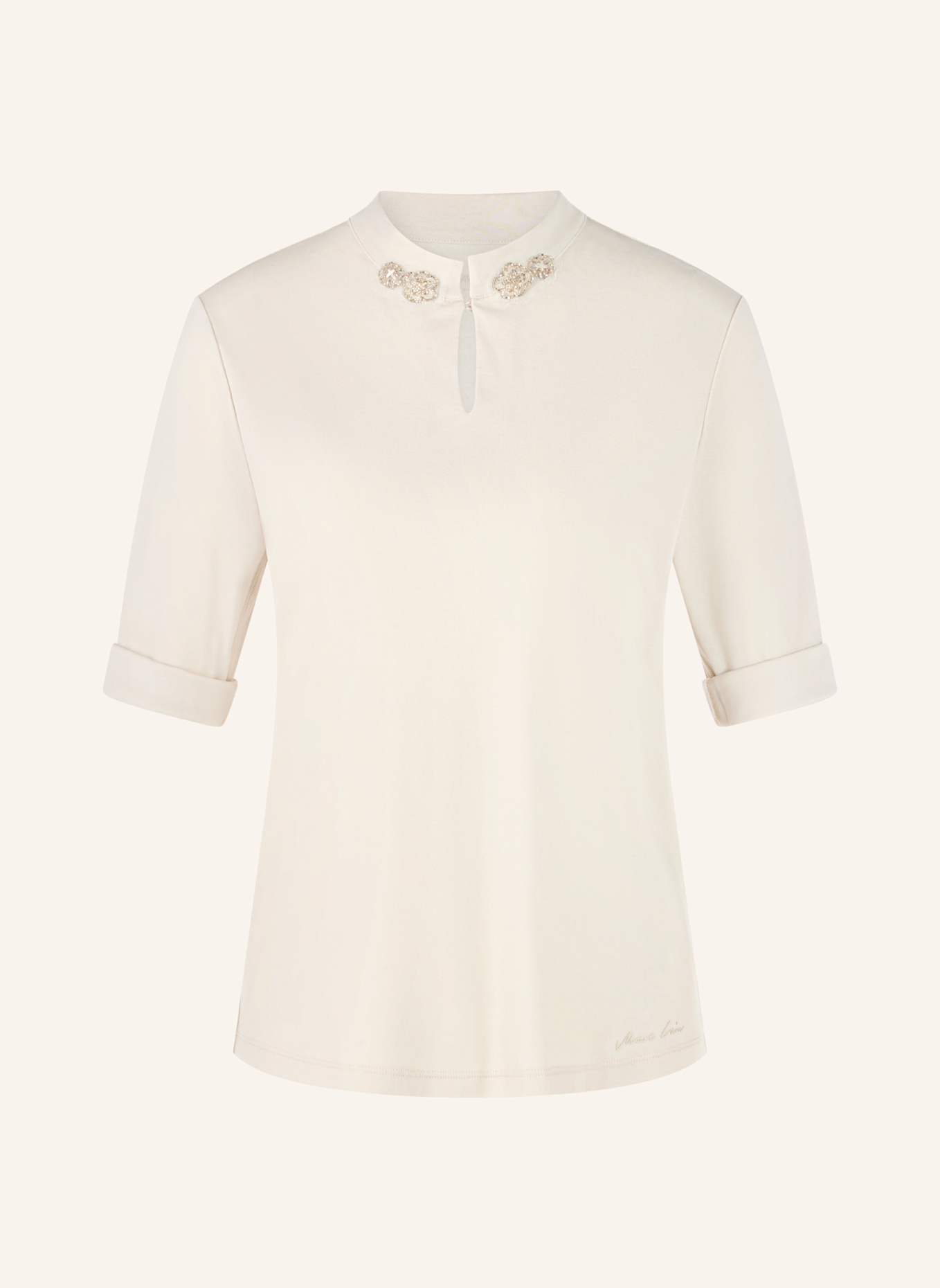 MARC CAIN T-Shirt: CREME