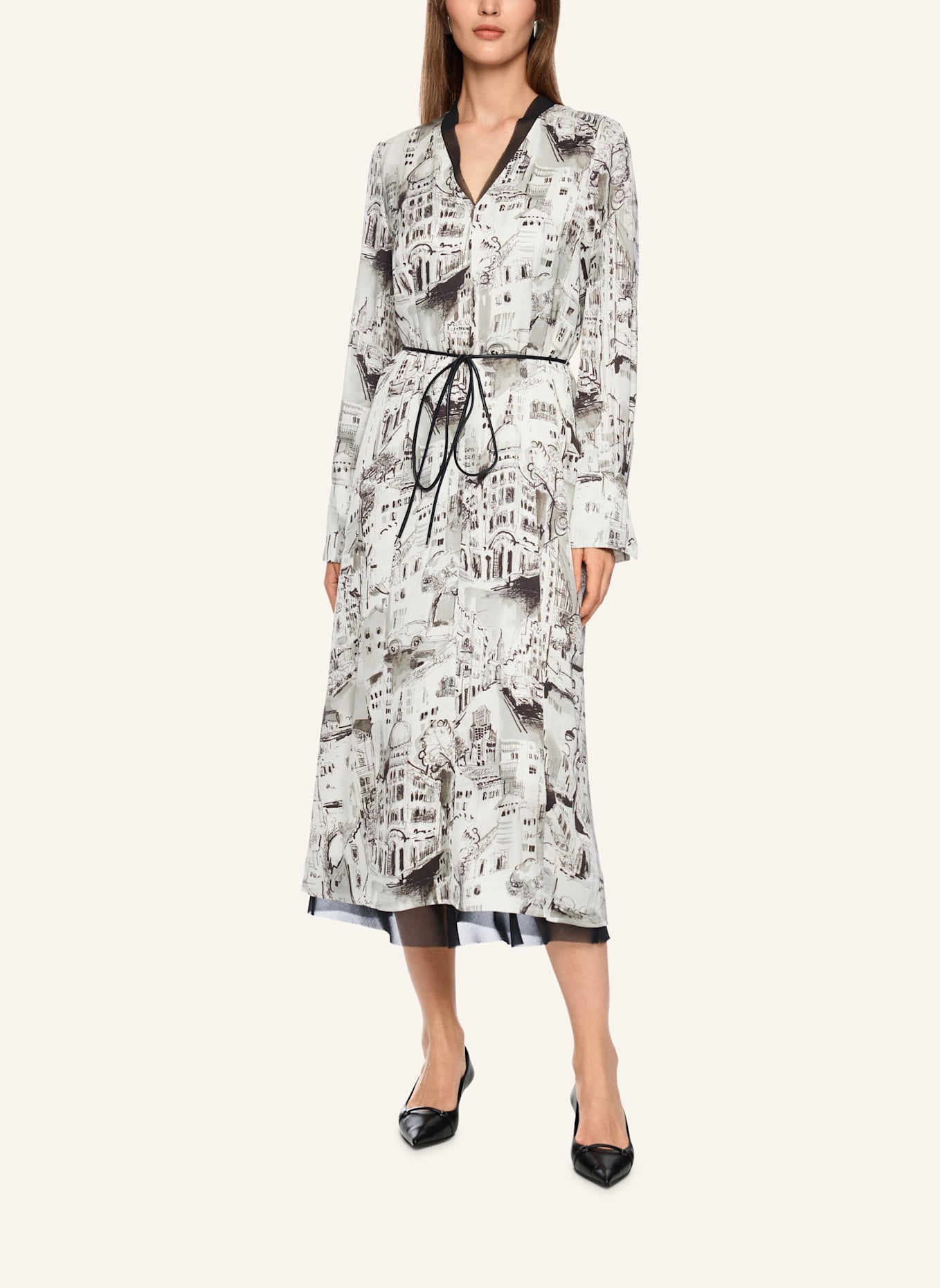 MARC CAIN Kleid: CREME