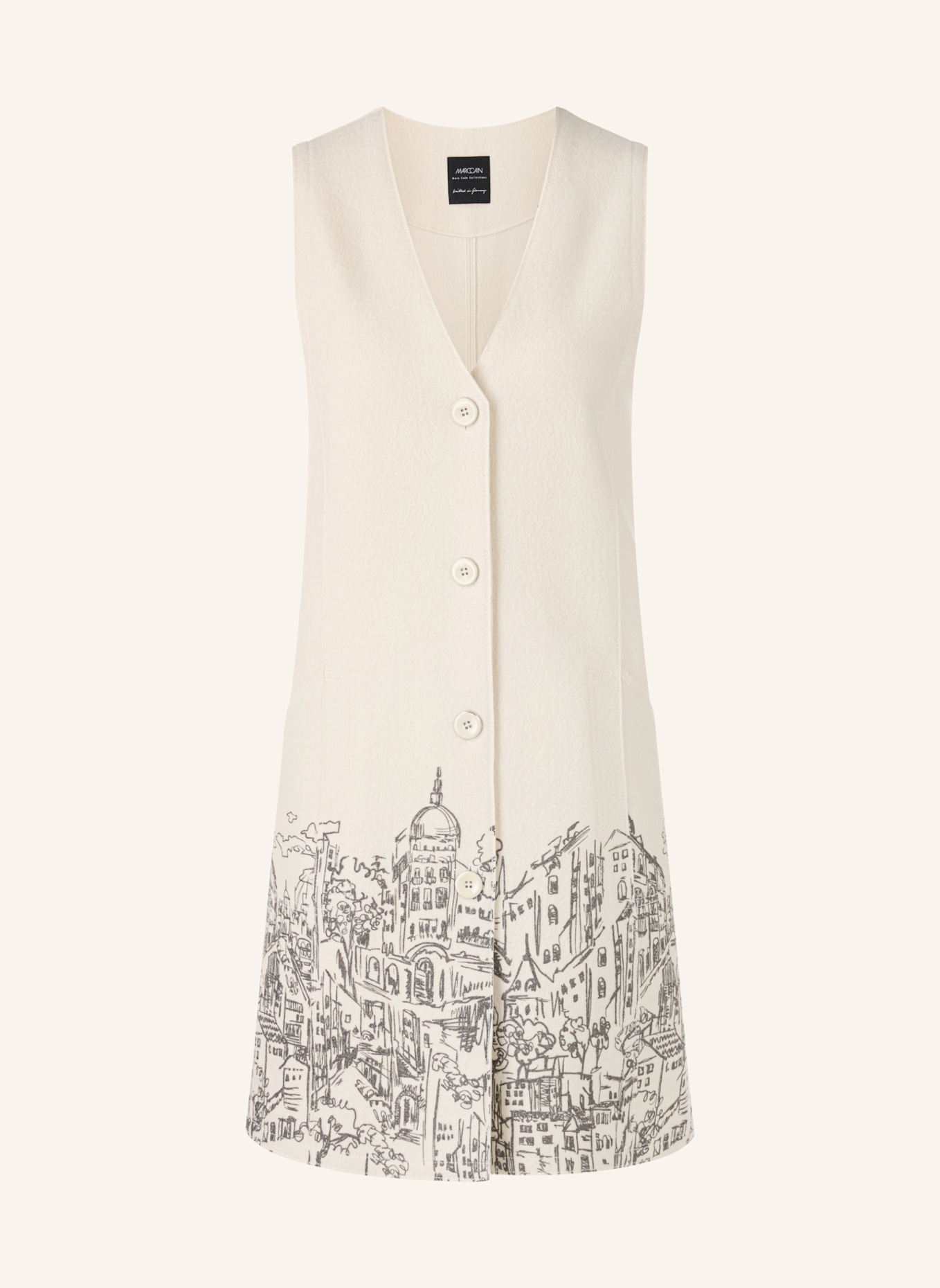 MARC CAIN Kleid: CREME