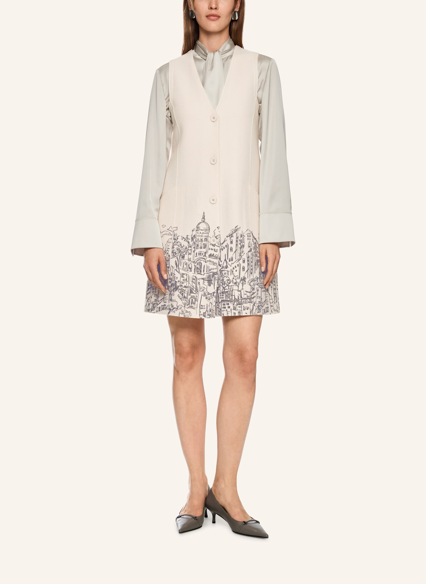 MARC CAIN Kleid: CREME