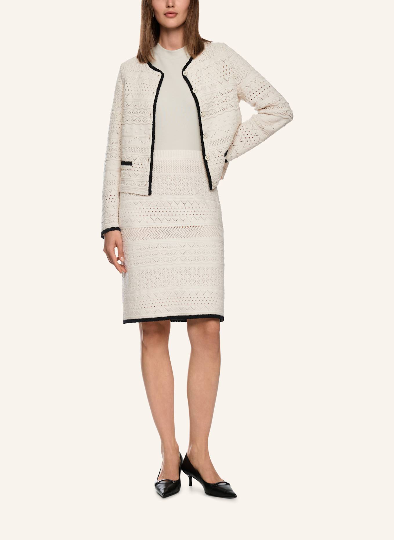 MARC CAIN Strickrock: CREME