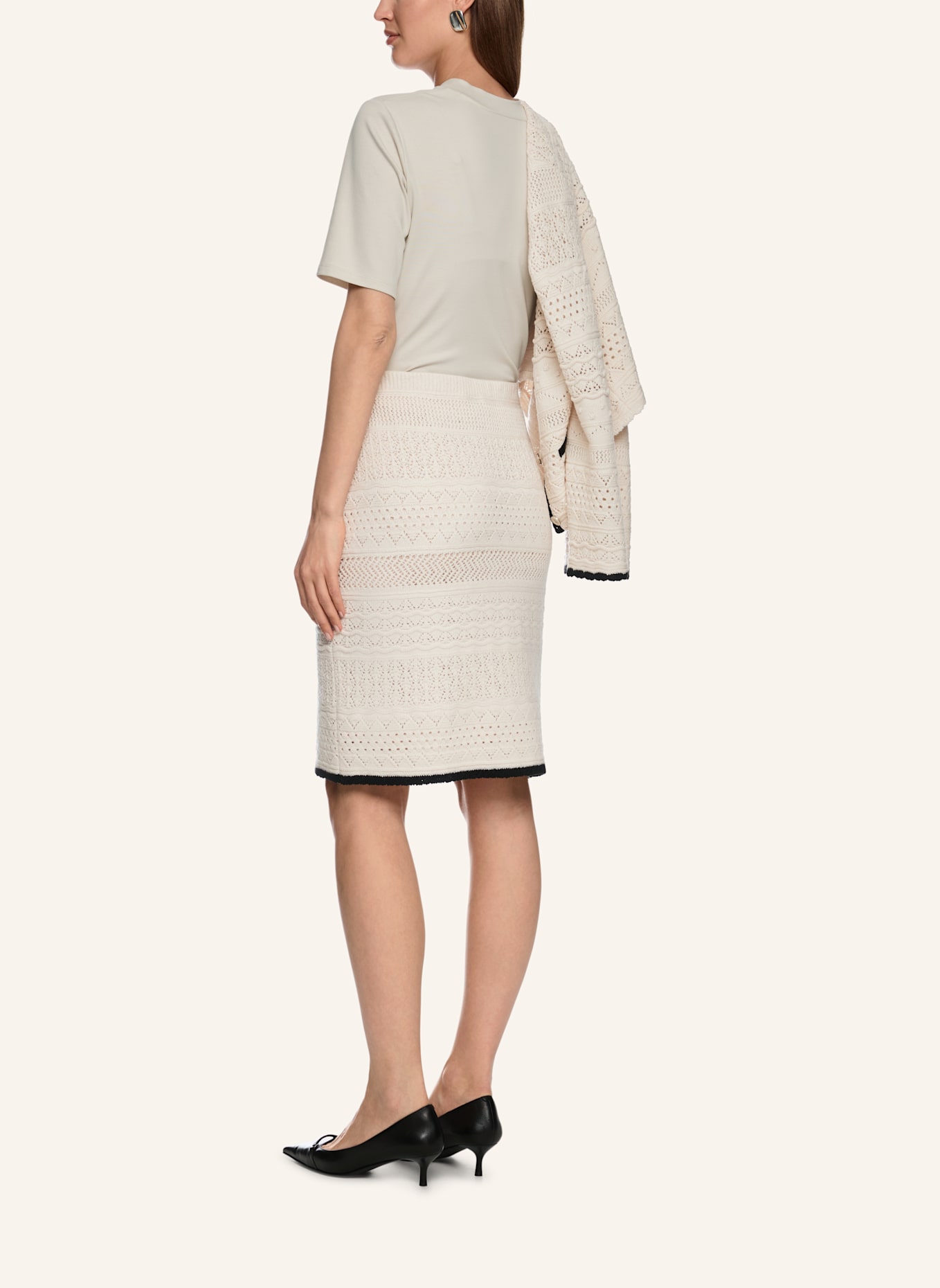 MARC CAIN Strickrock: CREME