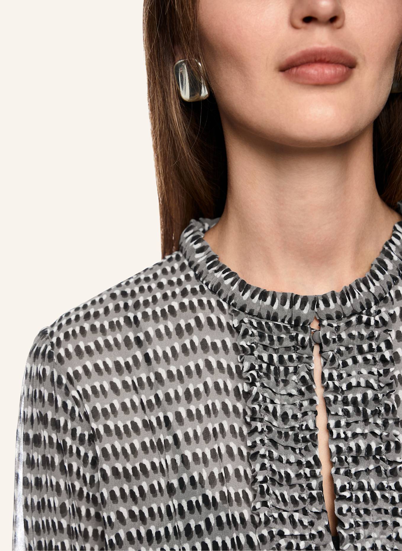 MARC CAIN Bluse: GRAU