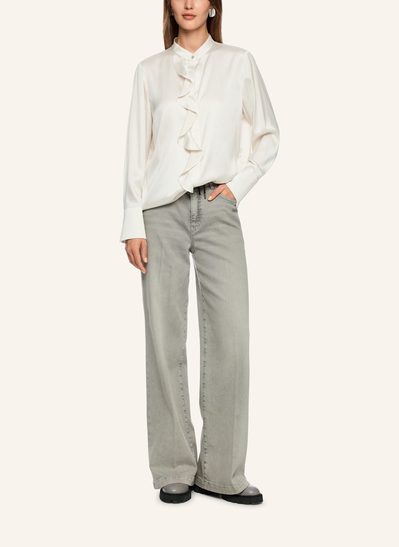 MARC CAIN Bluse: CREME