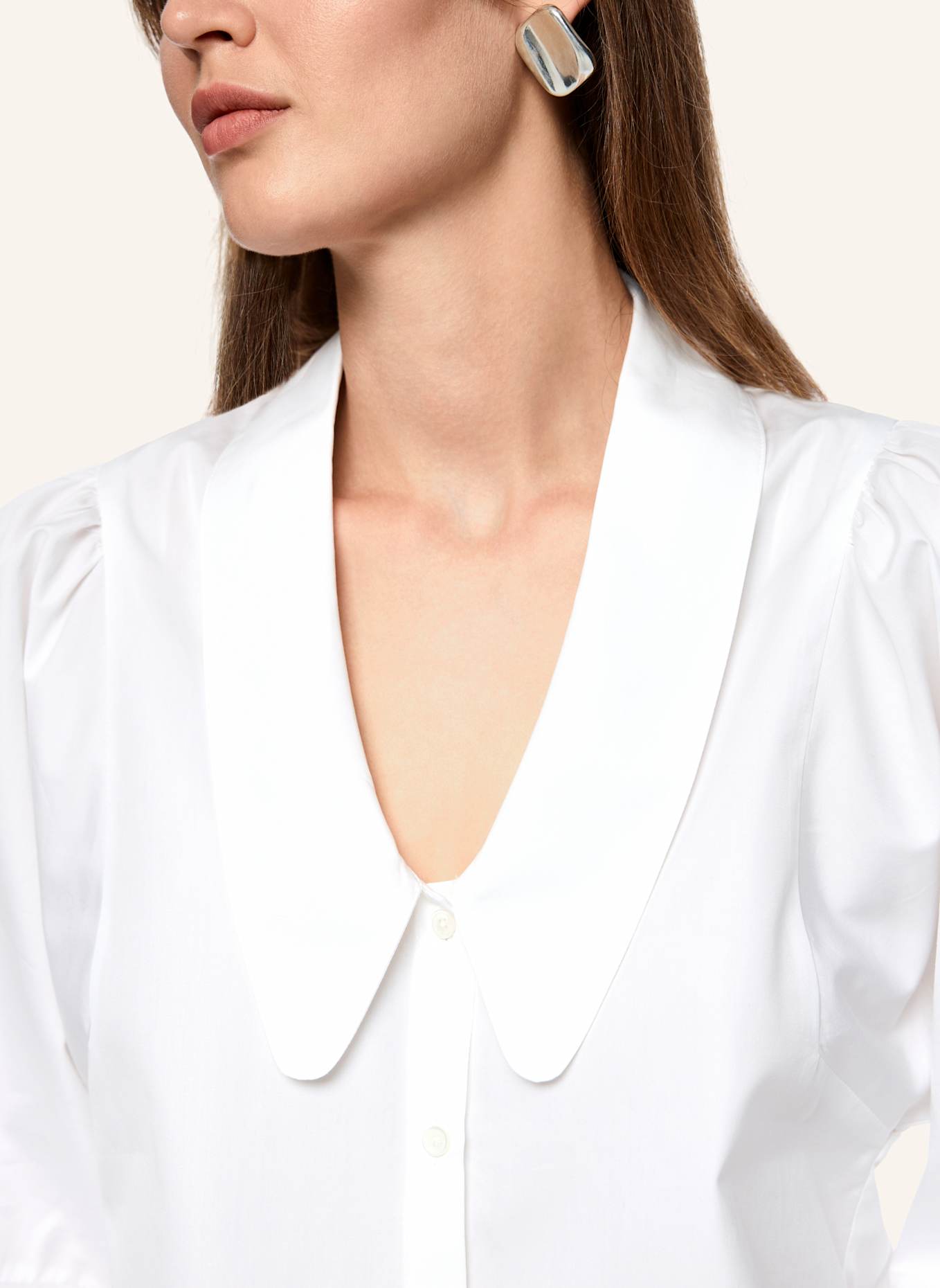 MARC CAIN Bluse: WEISS