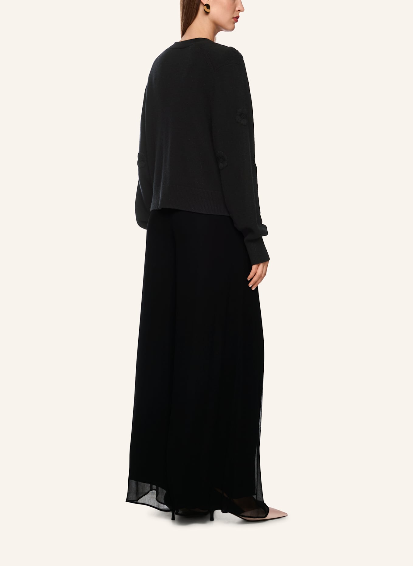 MARC CAIN Cardigan: SCHWARZ