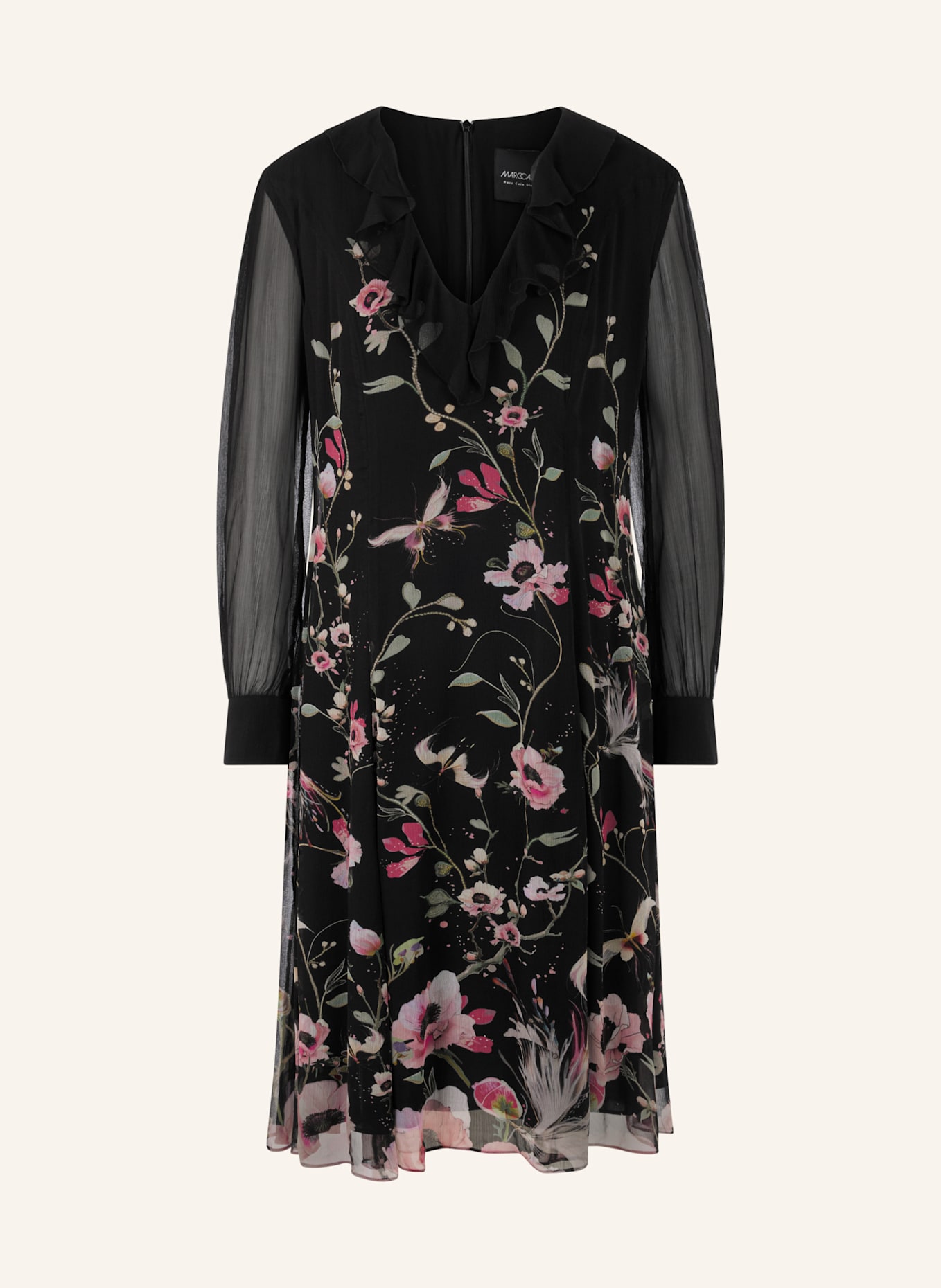 MARC CAIN Kleid: SCHWARZ