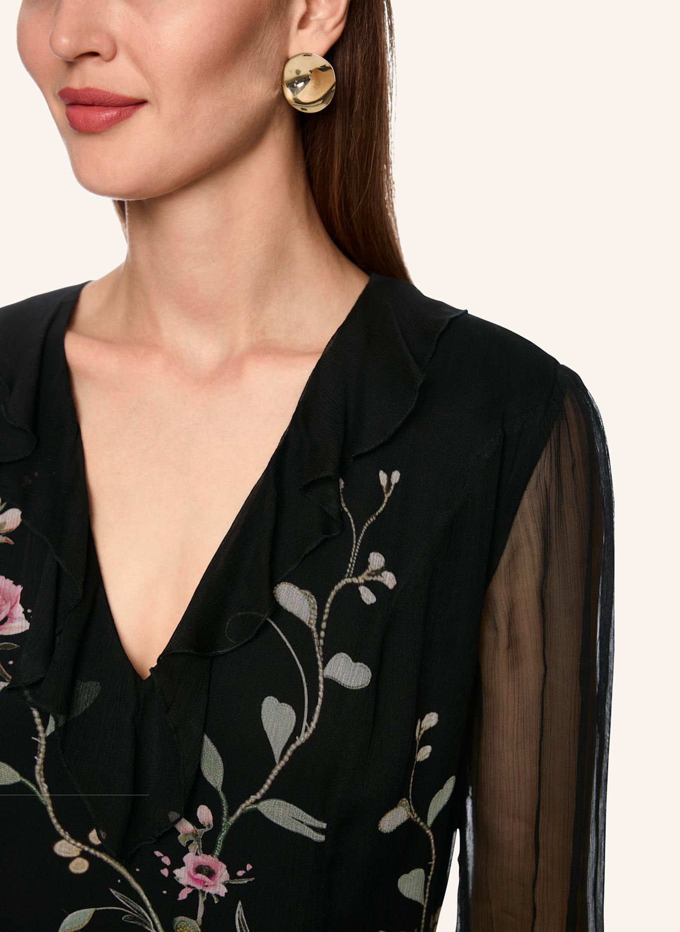 MARC CAIN Kleid: SCHWARZ