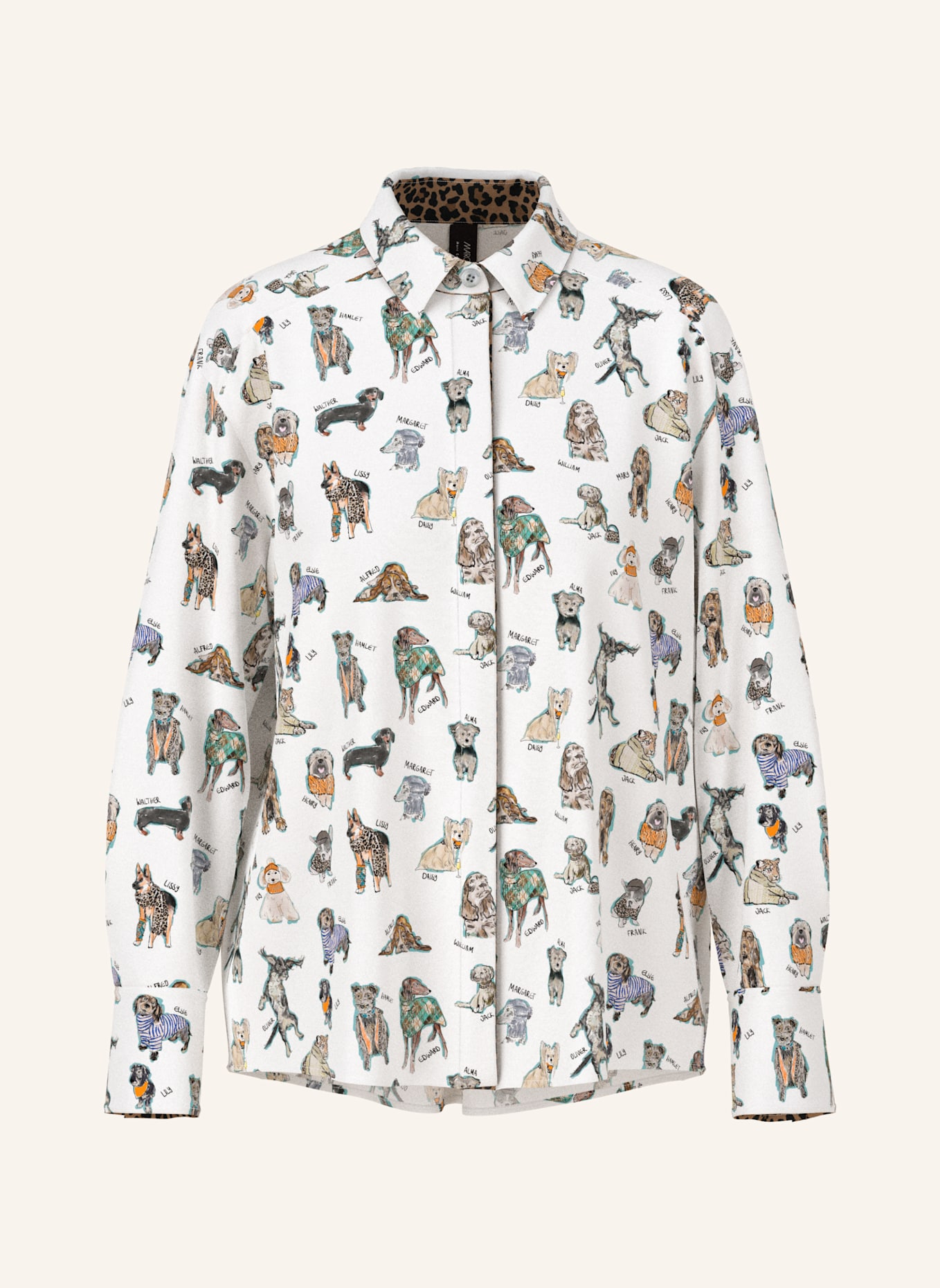 MARC CAIN Bluse: WEISS