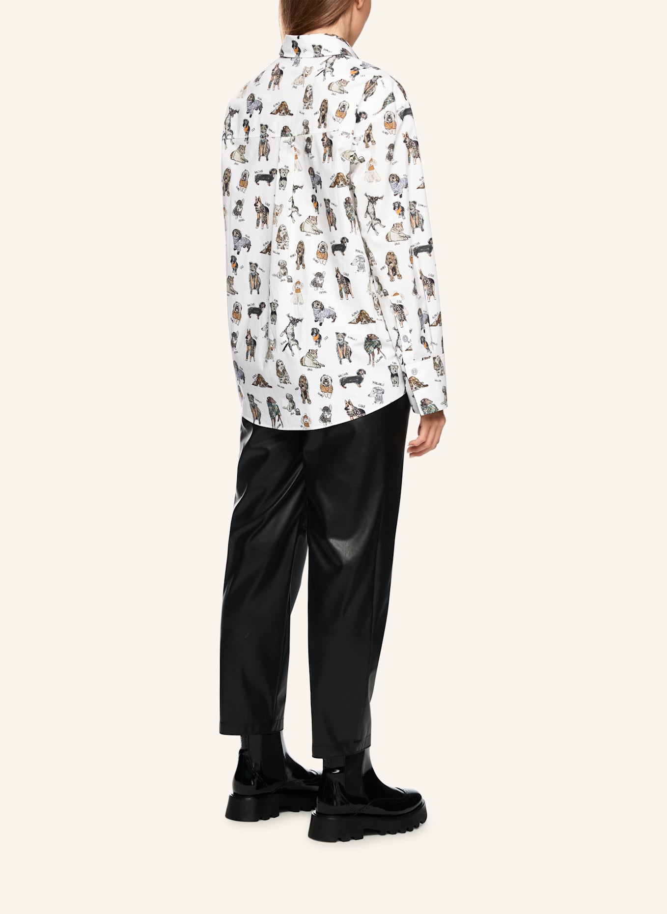 MARC CAIN Bluse: WEISS