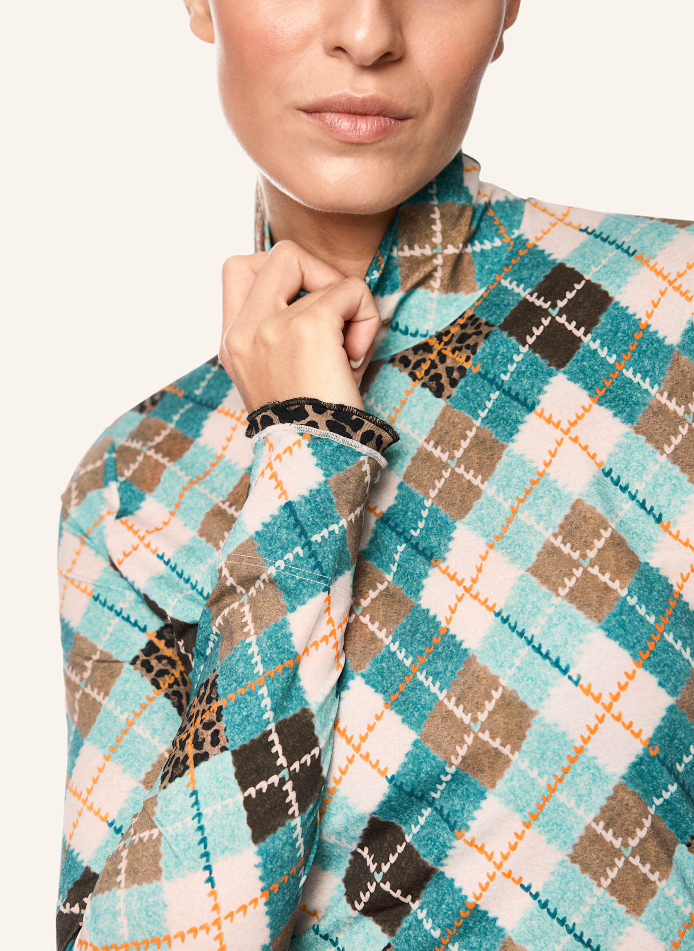 MARC CAIN T-Shirt: BLAU