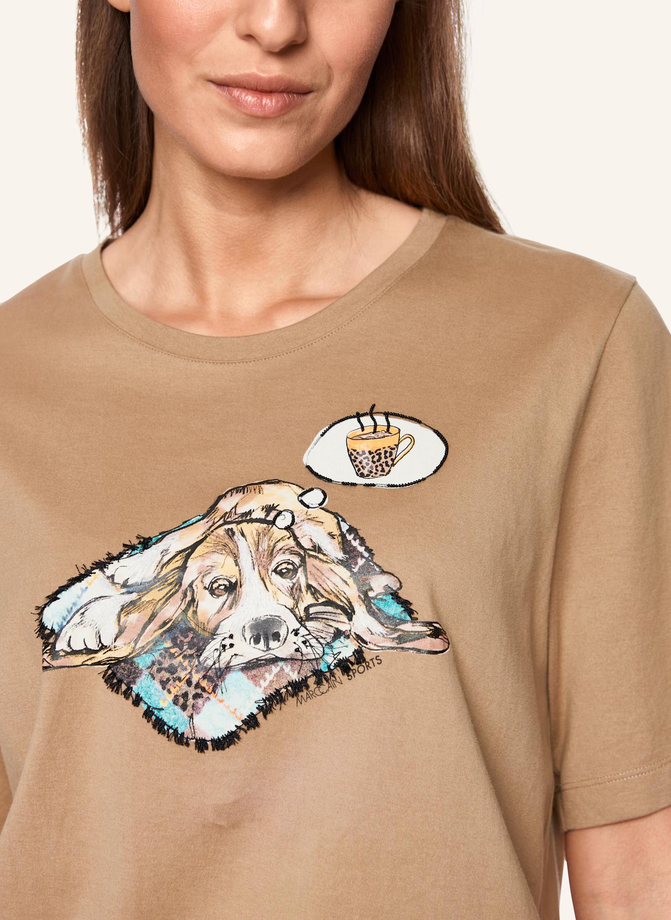 MARC CAIN T-Shirt: BRAUN