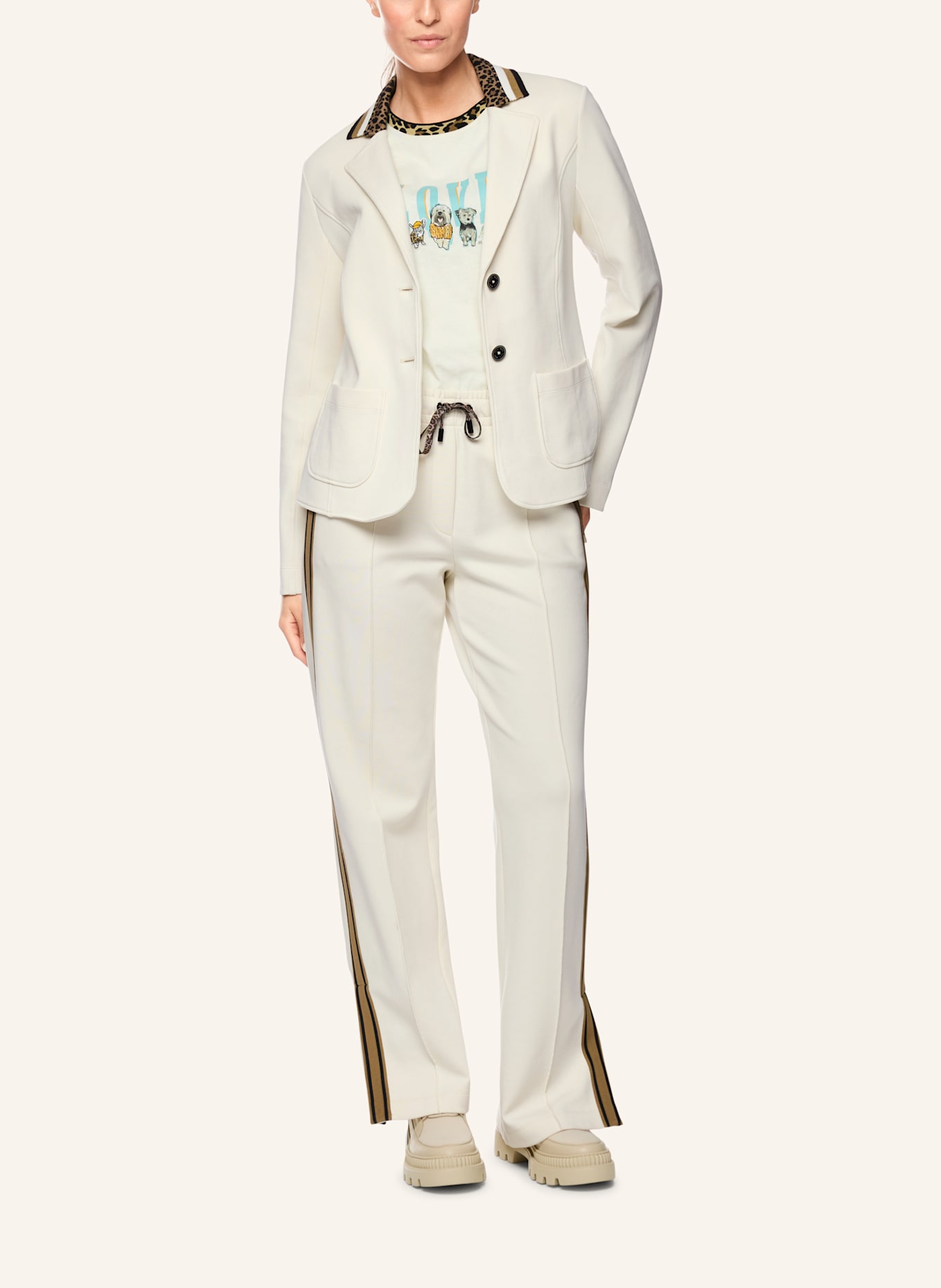 MARC CAIN Blazer: BEIGE