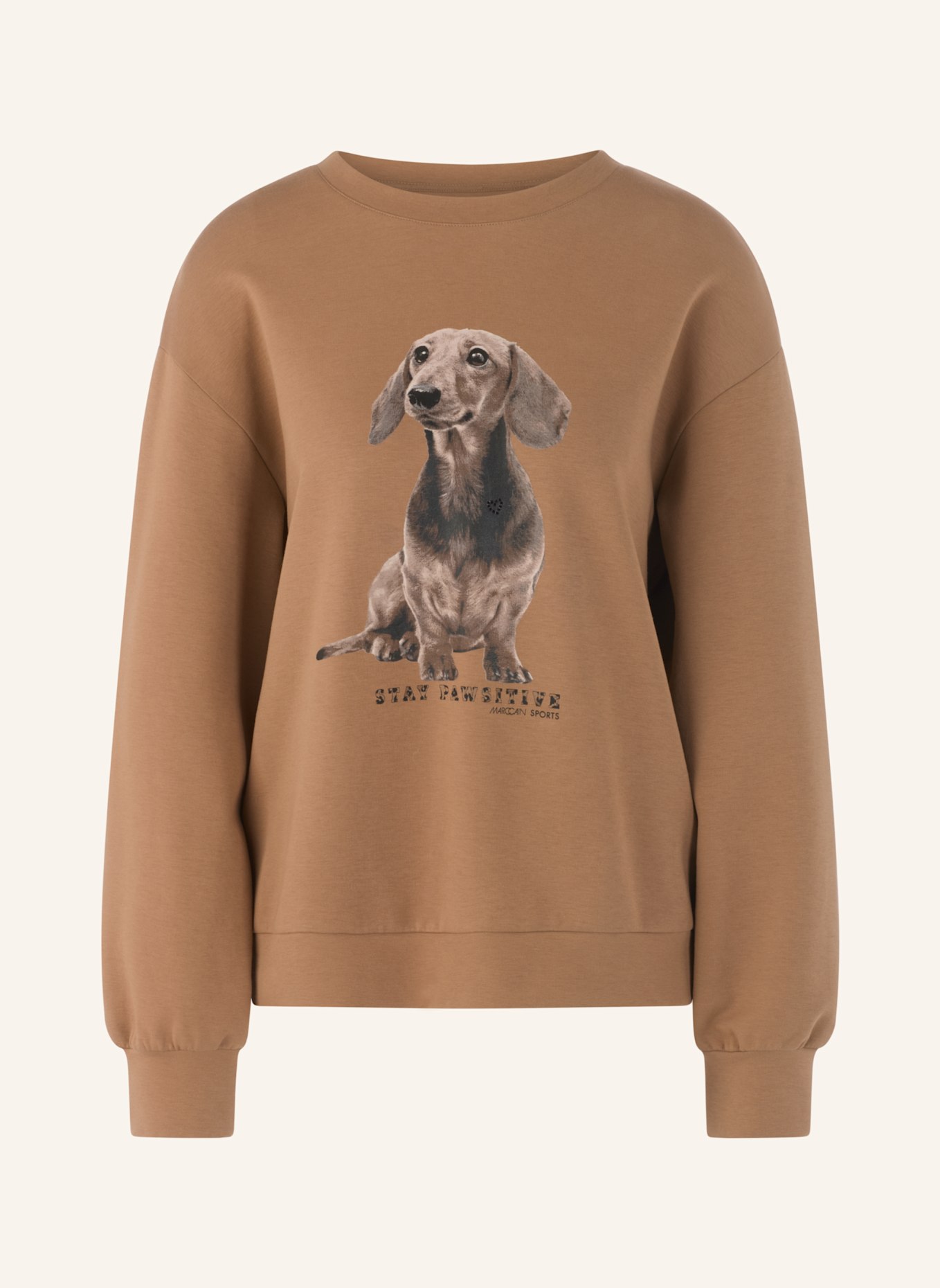 MARC CAIN Sweatshirt: BRAUN