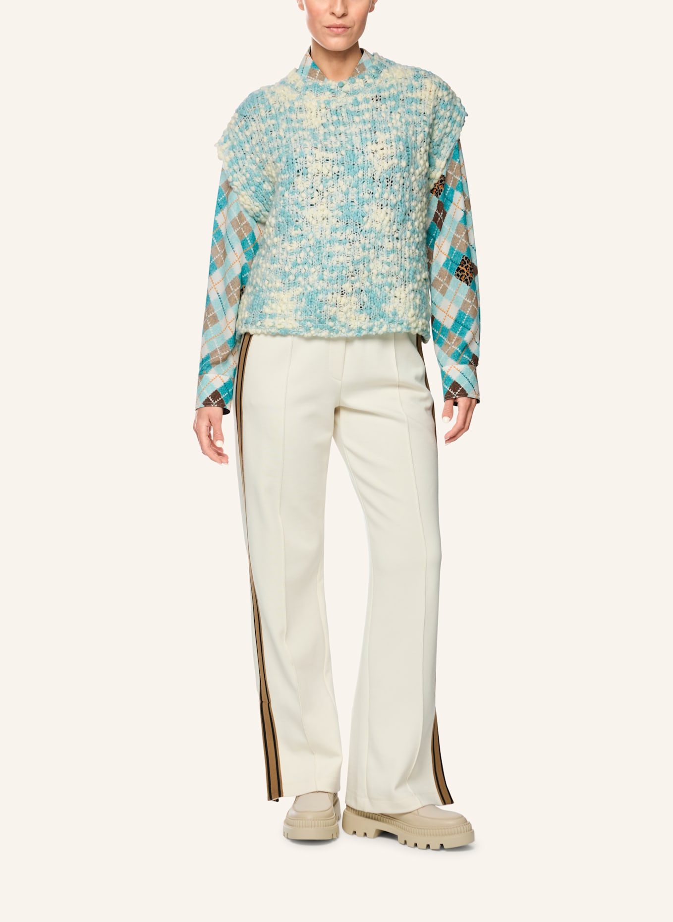 MARC CAIN Pullunder: BLAU