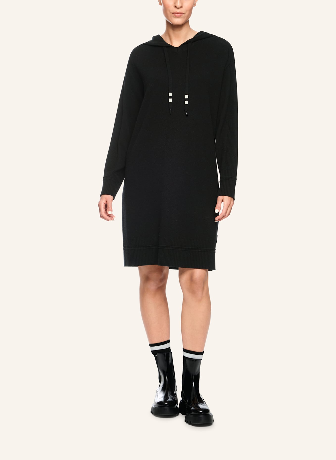 MARC CAIN Kleid: SCHWARZ