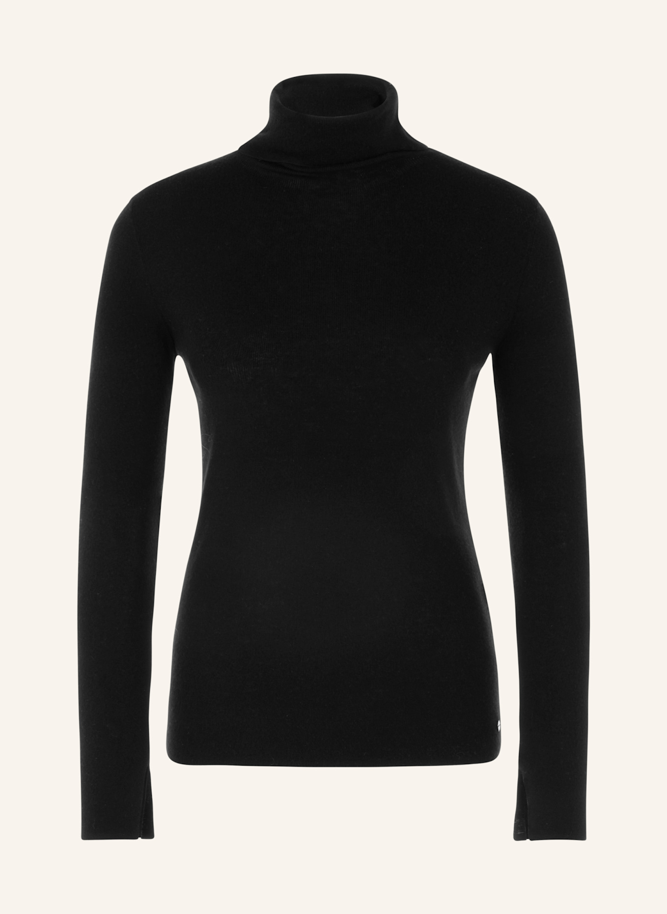 MARC CAIN Rollkragenpullover: SCHWARZ