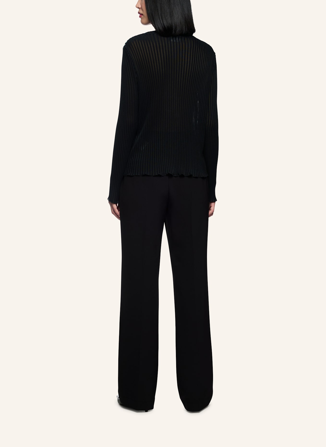 MARC CAIN Pullover: DUNKELGRÜN