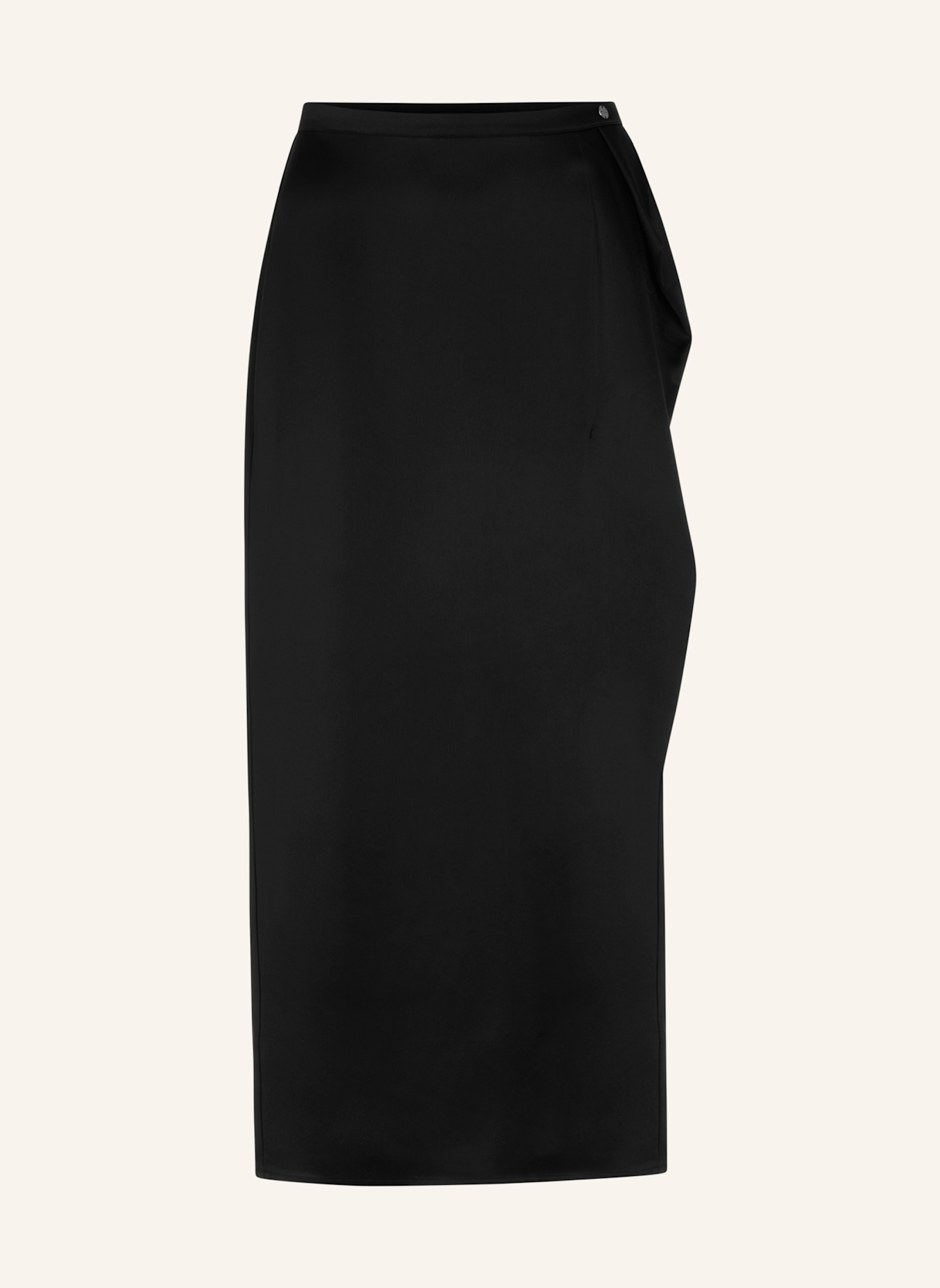 MARC CAIN Satinrock: SCHWARZ