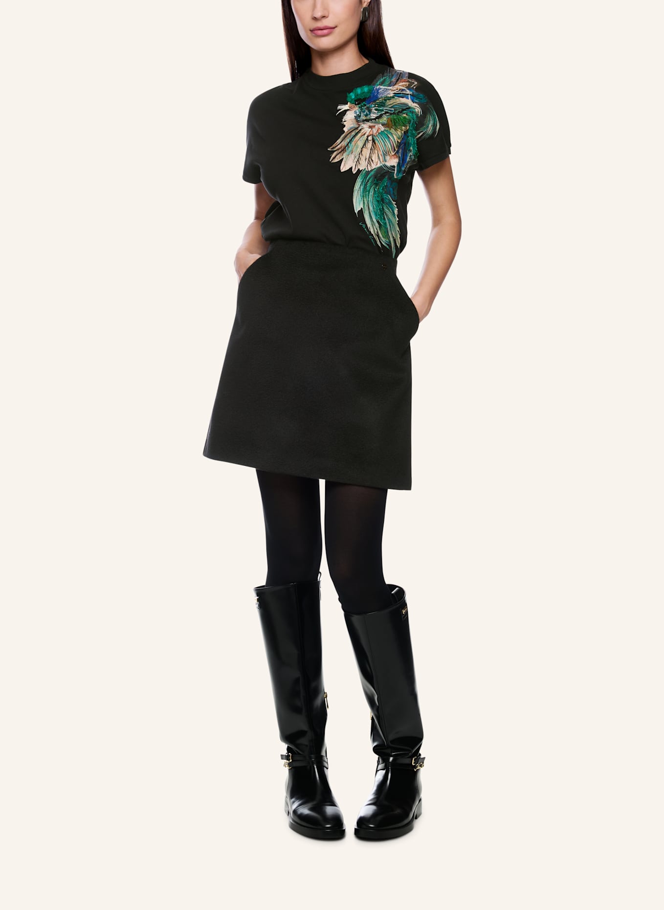 MARC CAIN Rock: SCHWARZ