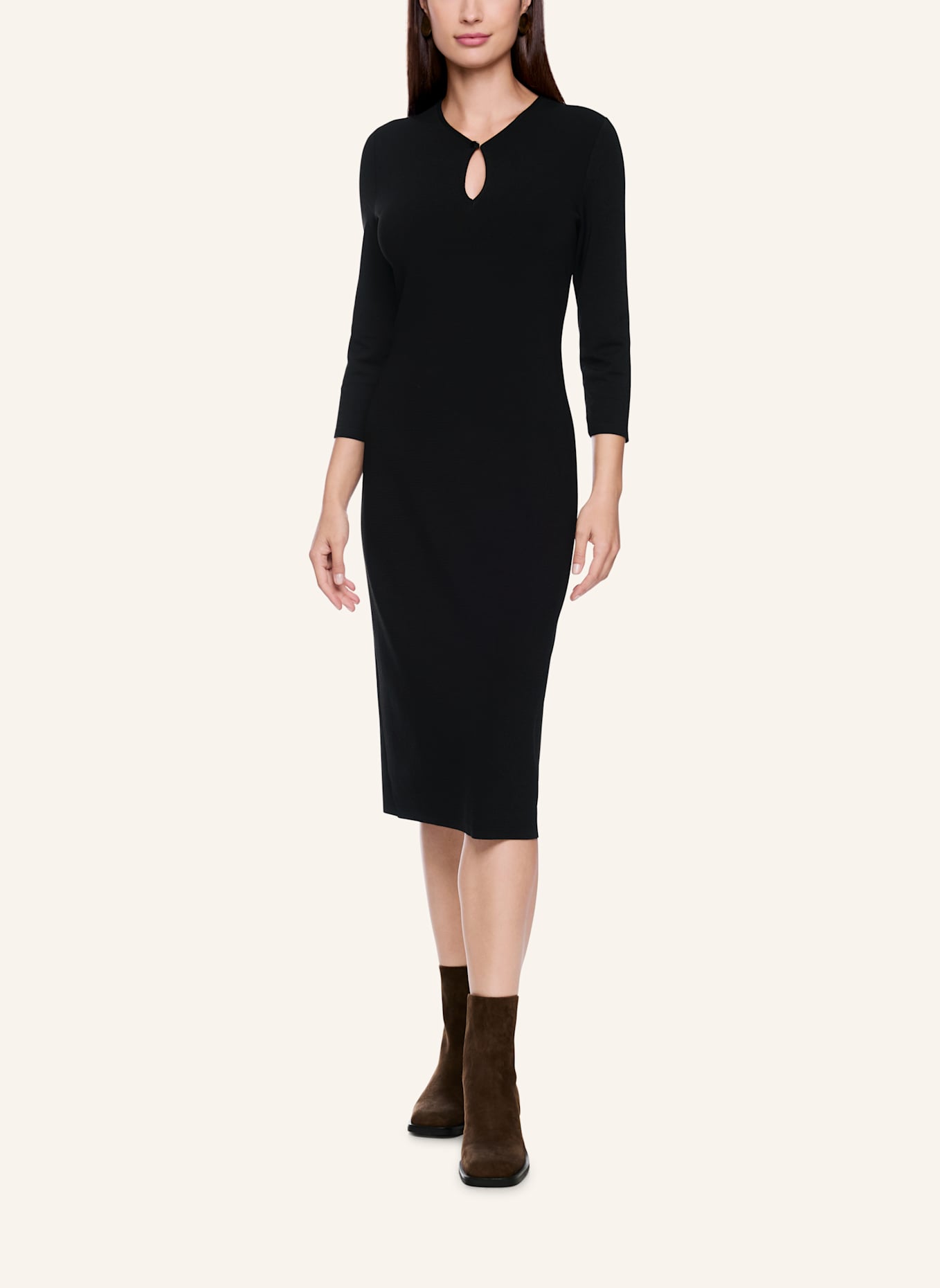 MARC CAIN Kleid: SCHWARZ