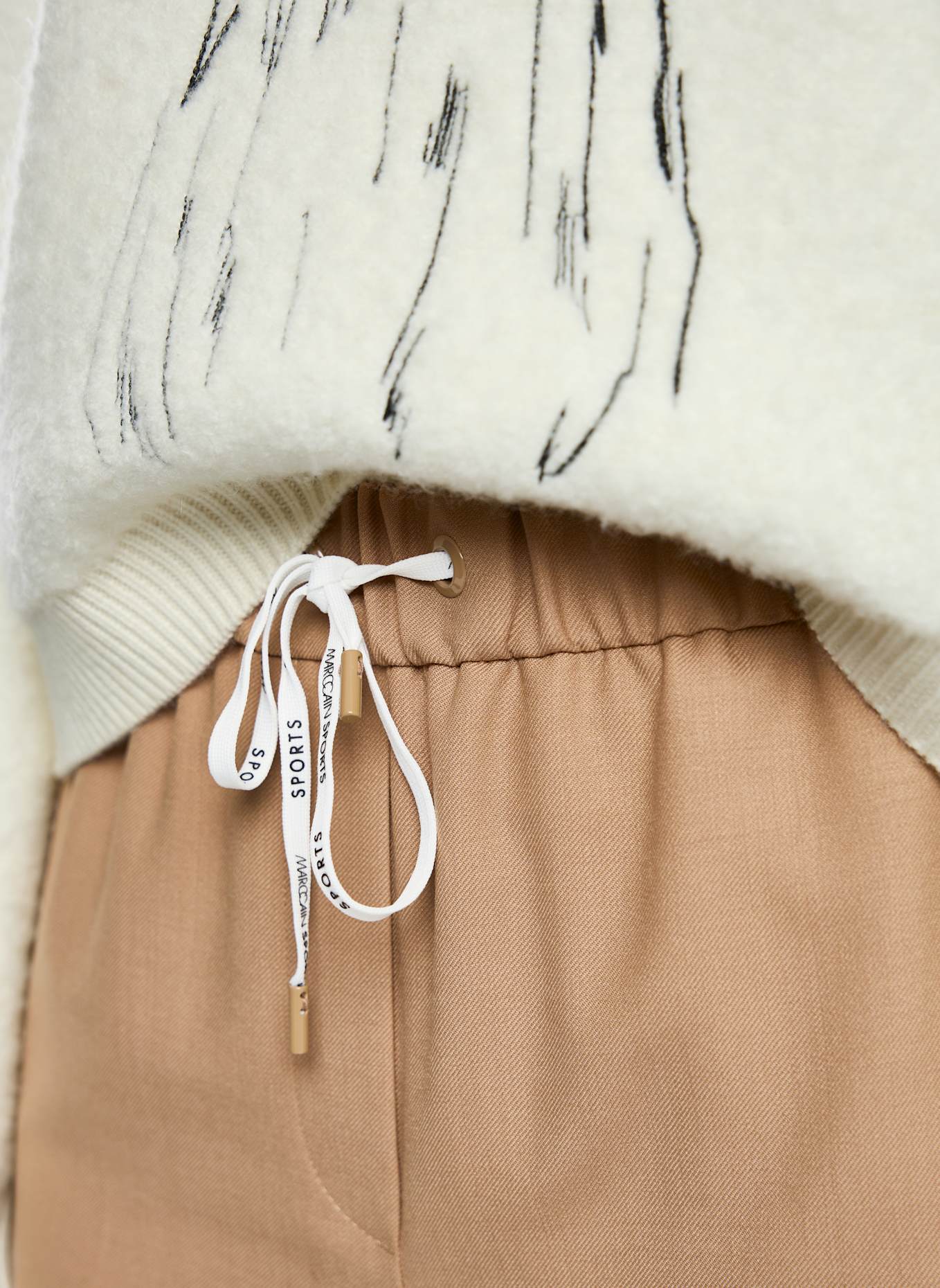 MARC CAIN Hose RANCHI: BRAUN