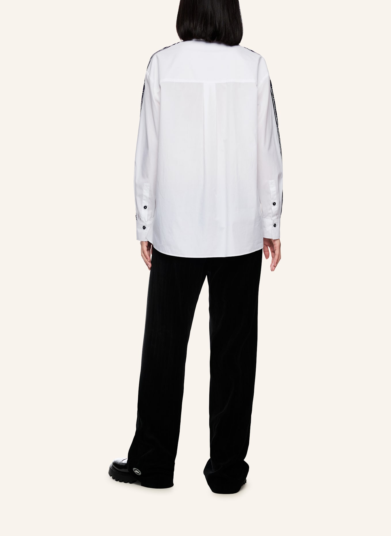 MARC CAIN Bluse: WEISS