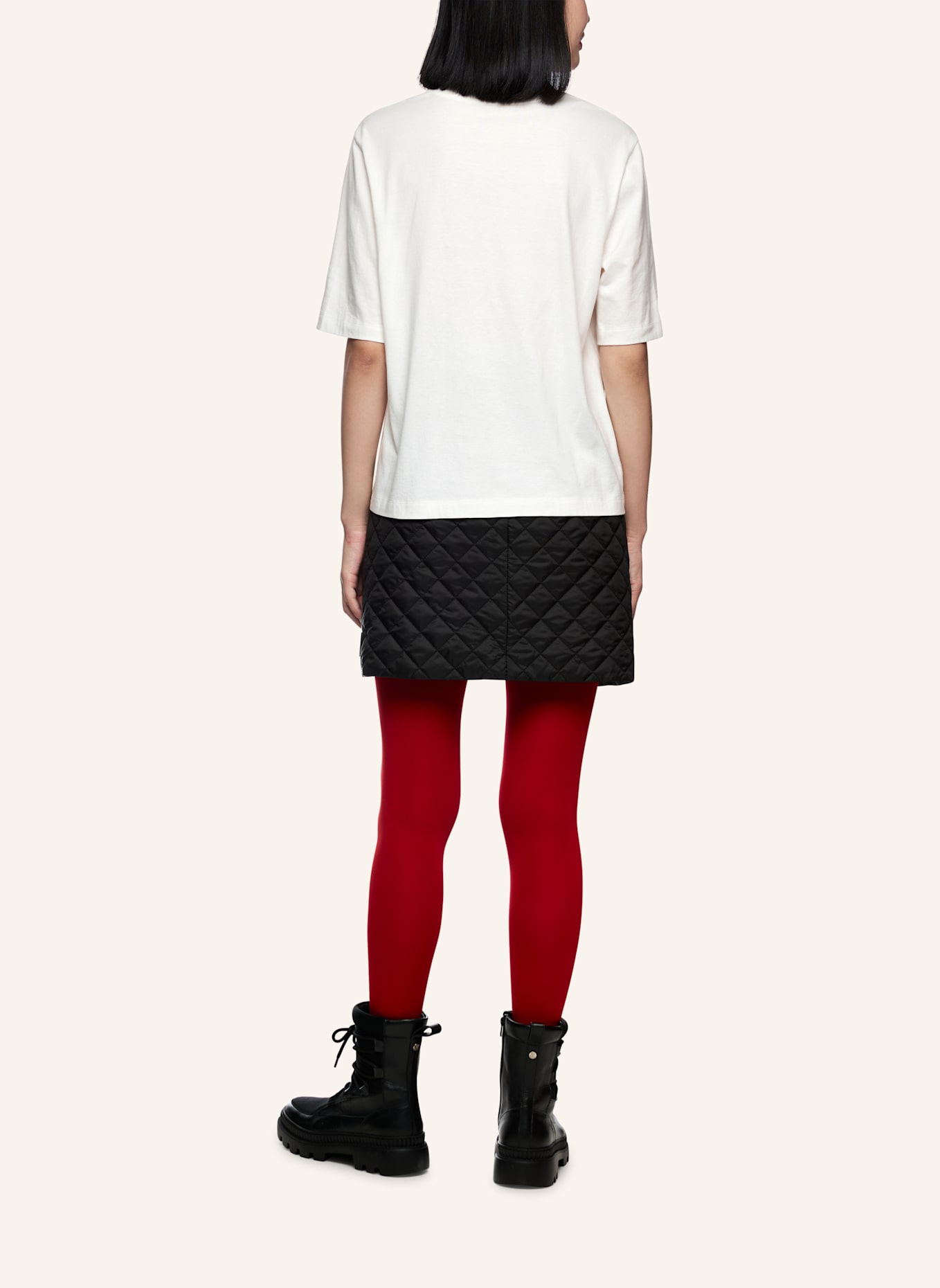 MARC CAIN T-Shirt: WEISS/ CREME