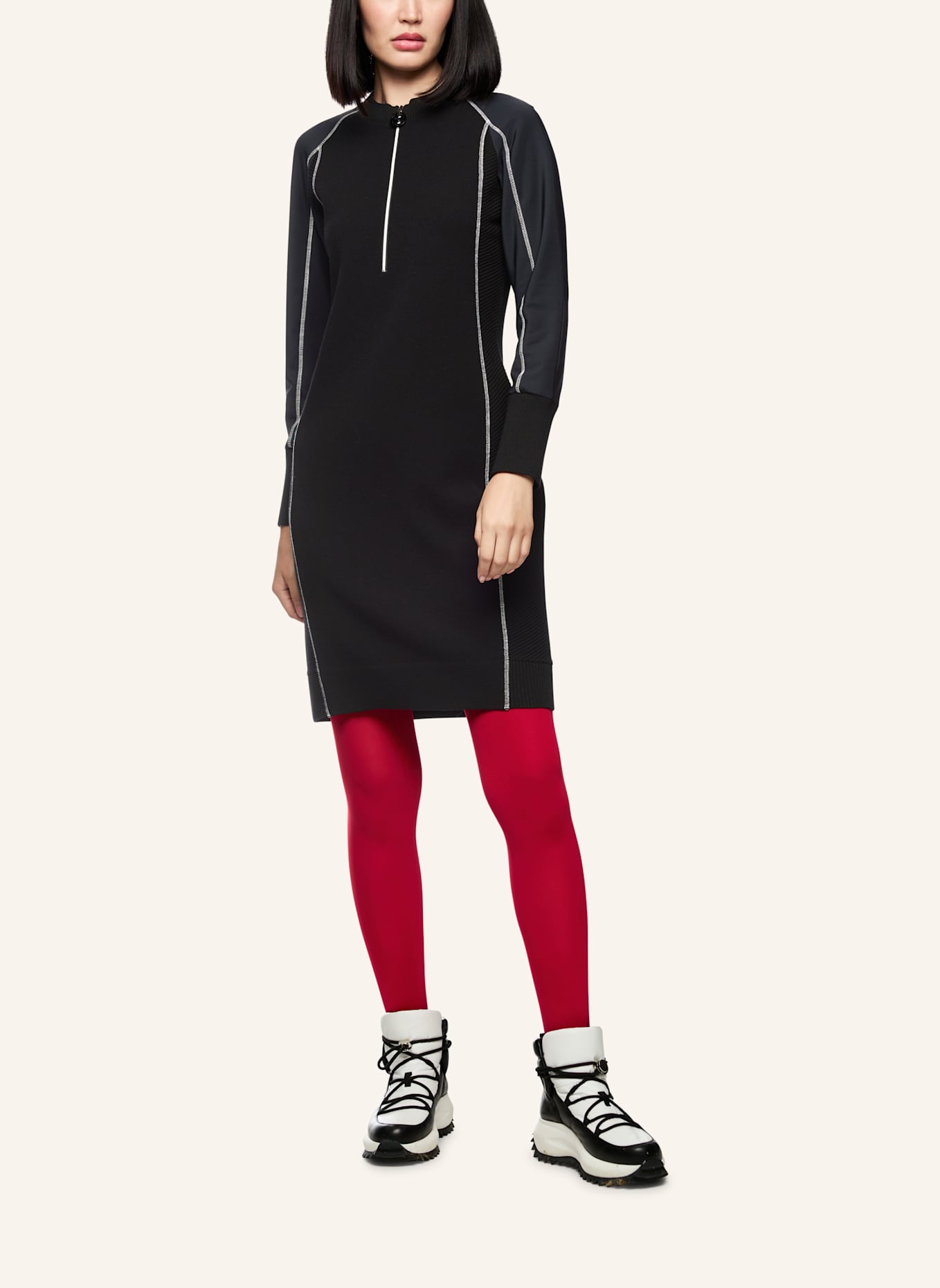 MARC CAIN Kleid: SCHWARZ