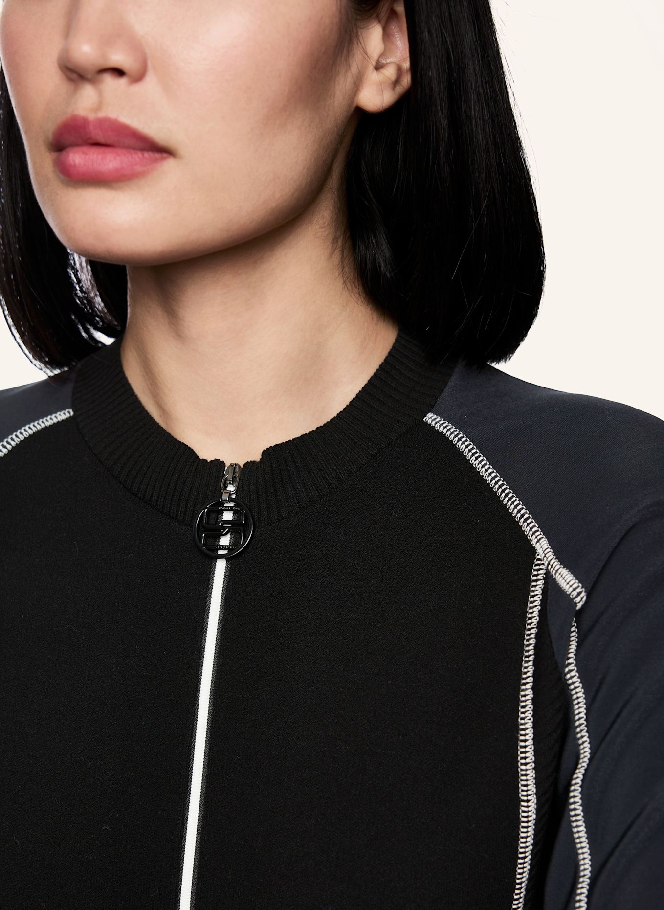 MARC CAIN Kleid: SCHWARZ