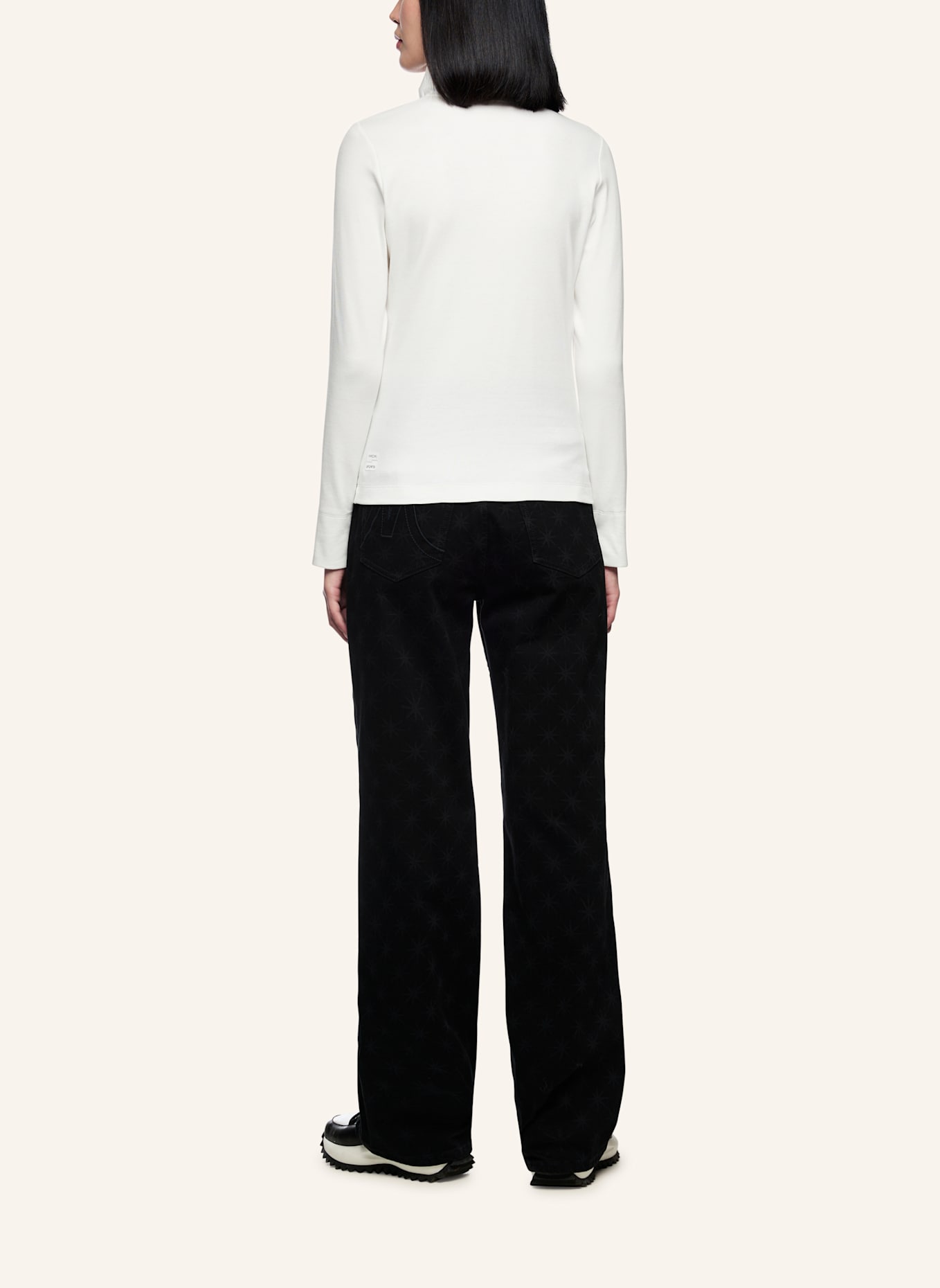 MARC CAIN T-Shirt: WEISS/ CREME